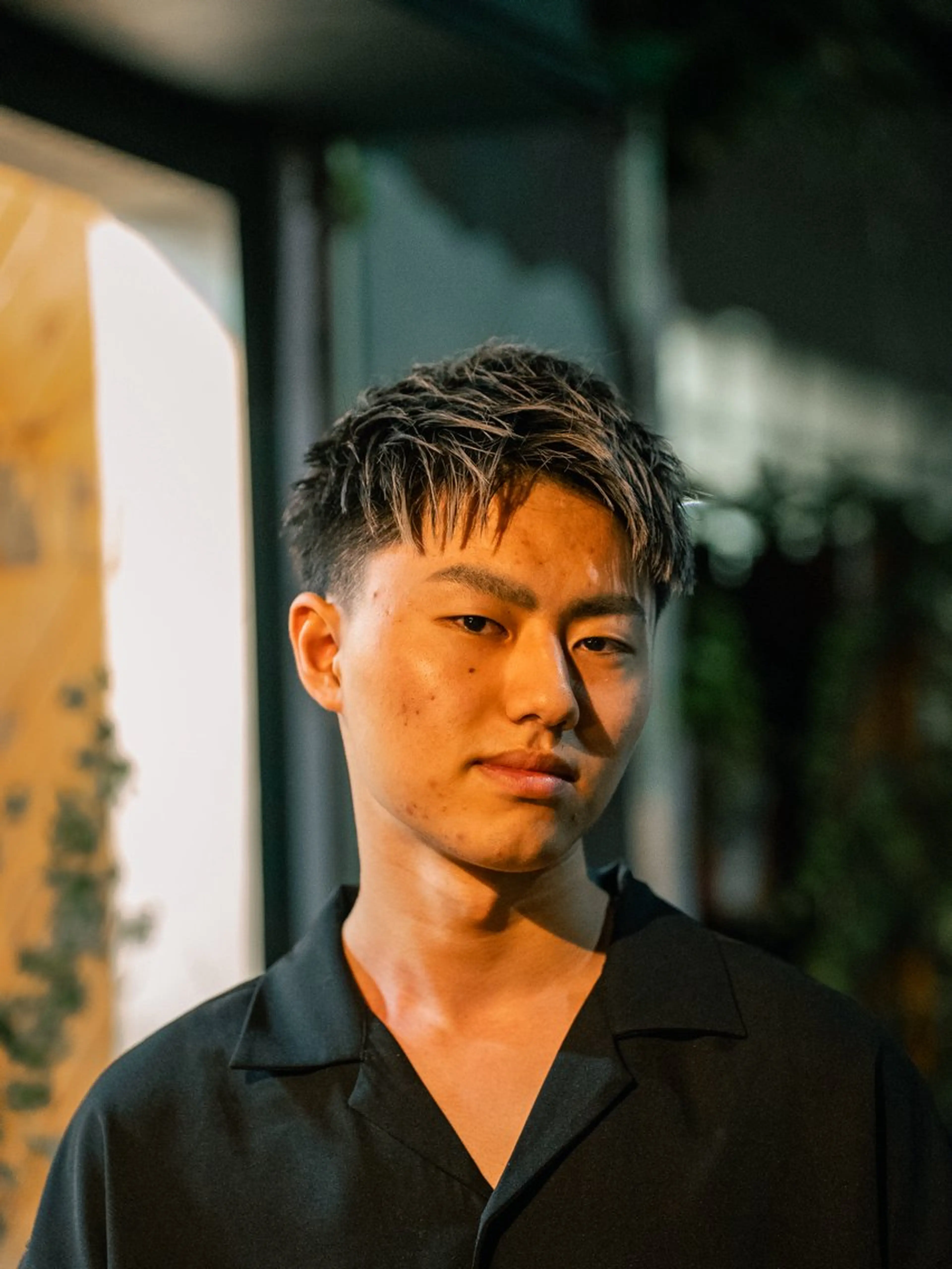 ショート カラー パーマ メンズ 🔗メンズサロン🔗 Kieのヘアスタイル