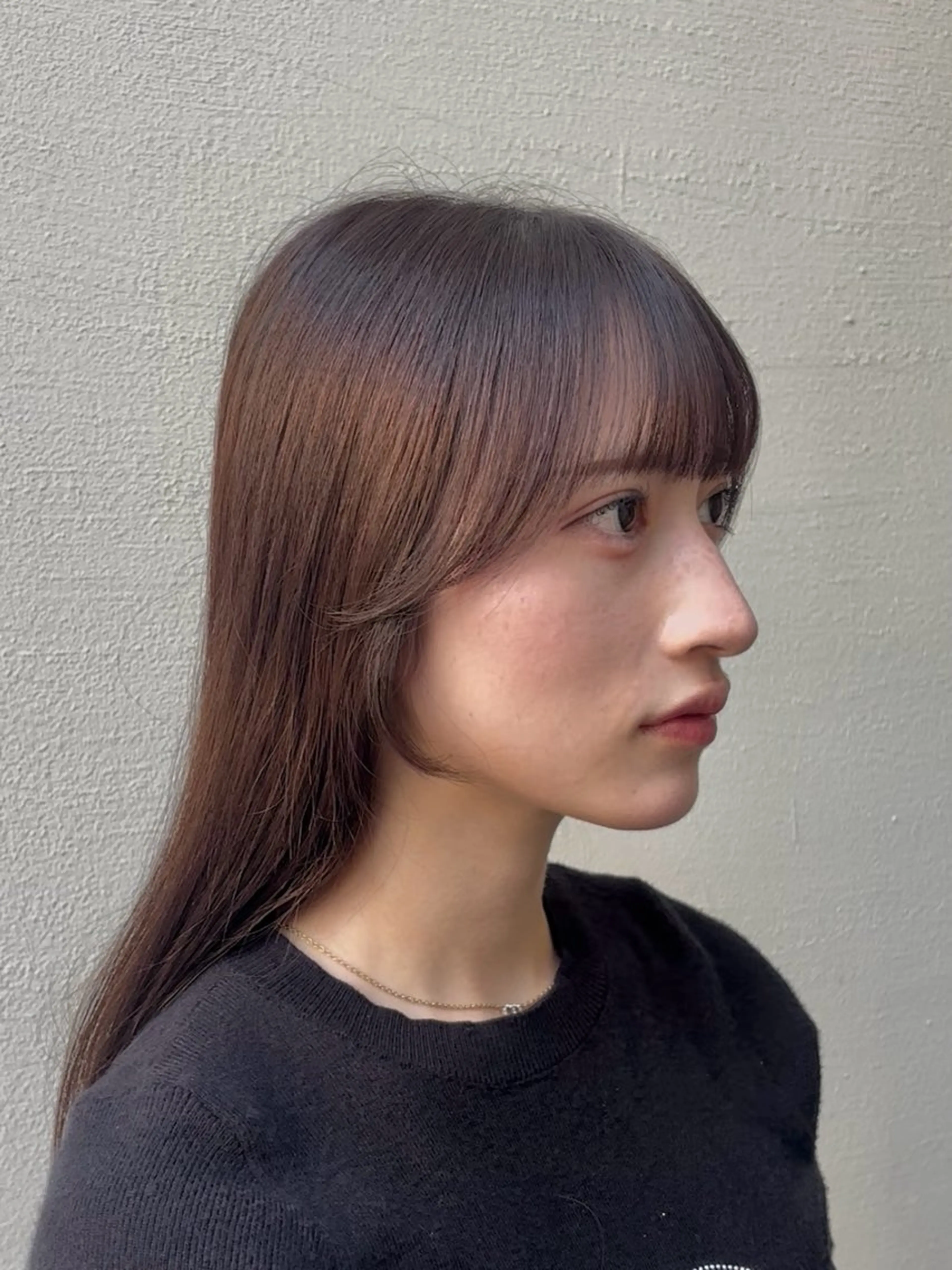 カット 𝐲𝐮𝐮 /艶髪 /透明感カラー🌱のヘアスタイル