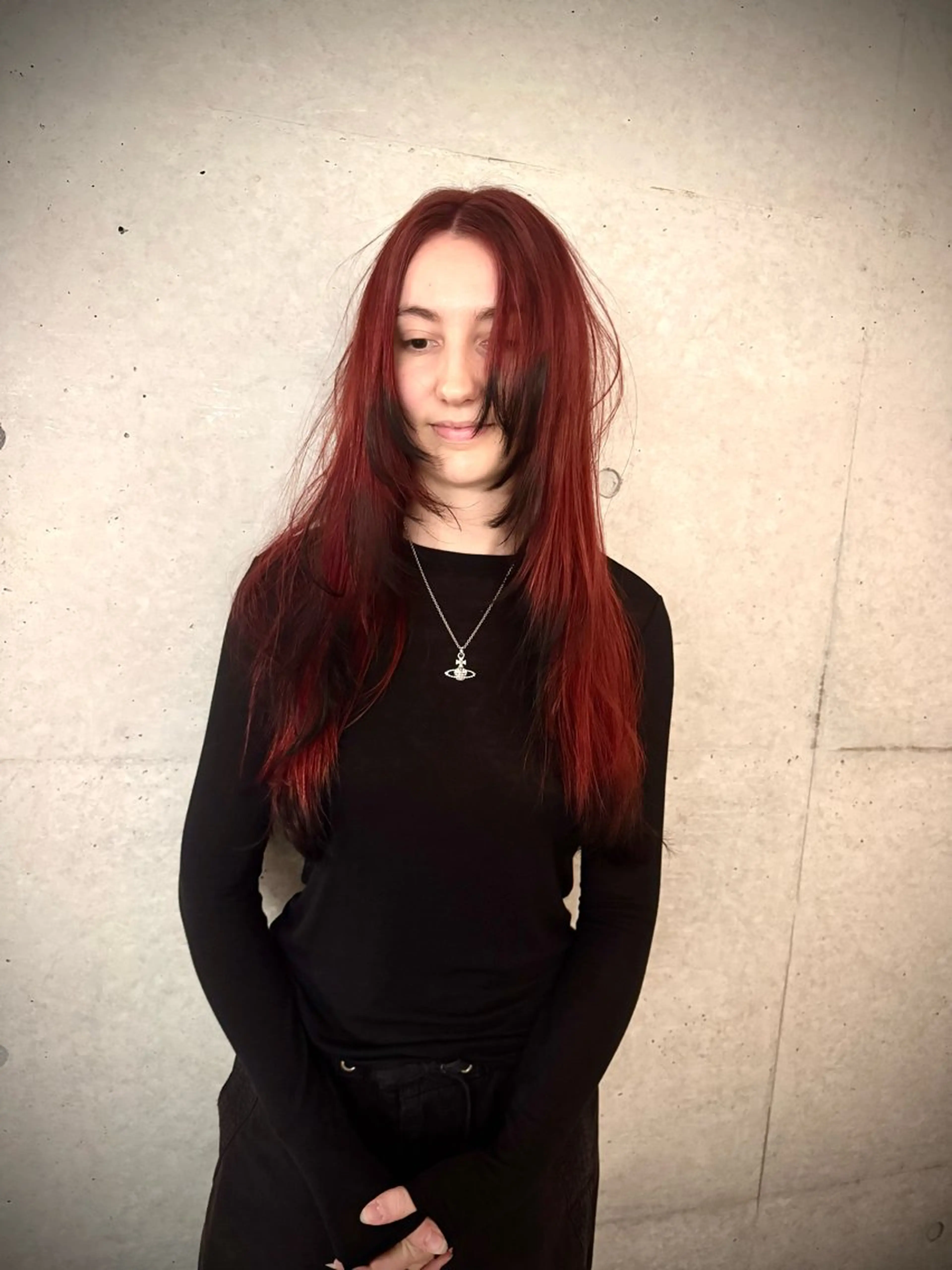 ロング カラー カット ヘアカラー トリートメント デザインカラー⭐︎★ 🐆hyo🐆のヘアスタイル