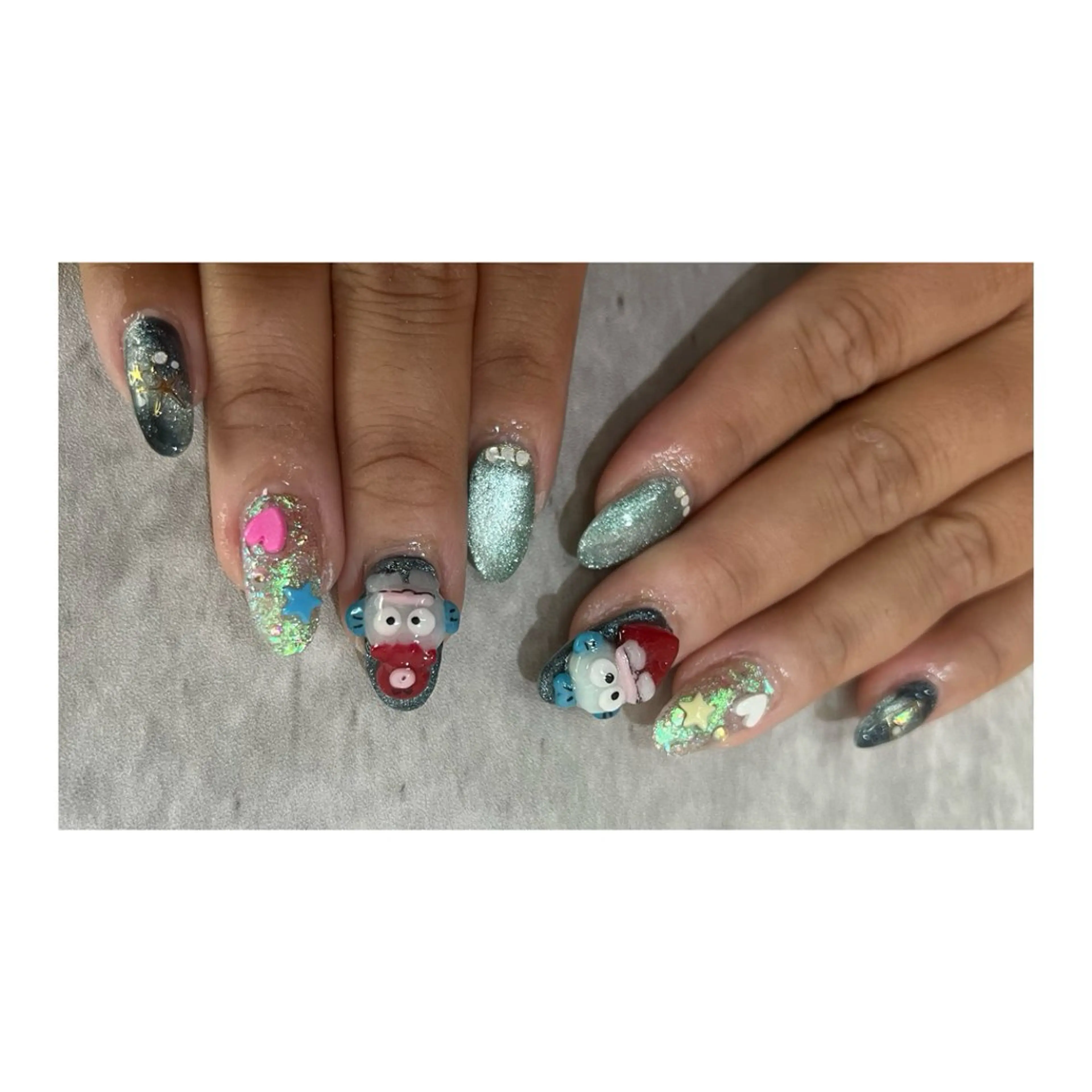 ネイル ハンドネイル M nail 個人サロン𓆉♥︎のネイルデザイン