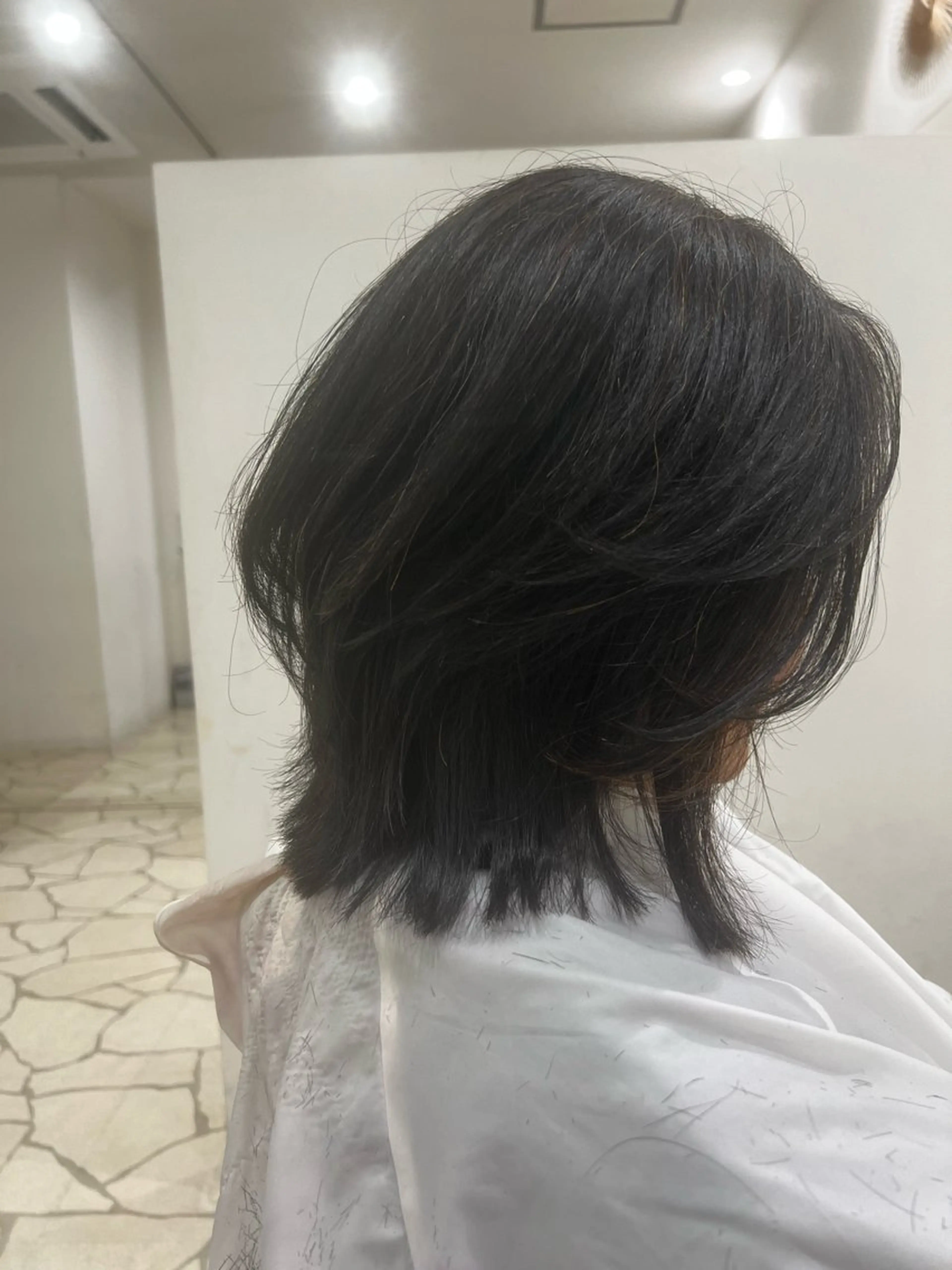ミディアム 三宅 隼生のヘアスタイル