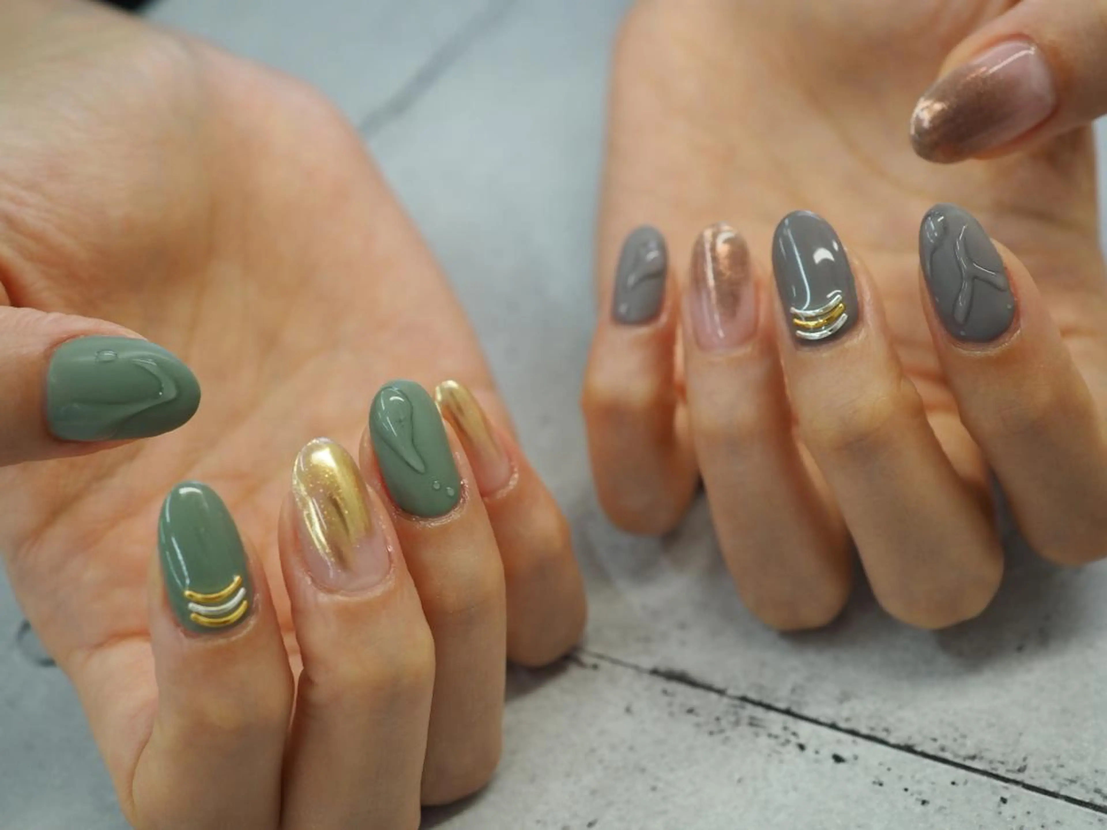 ネイル ニュアンスネイル Glück ...所属・Glück... chikakoのネイルデザイン