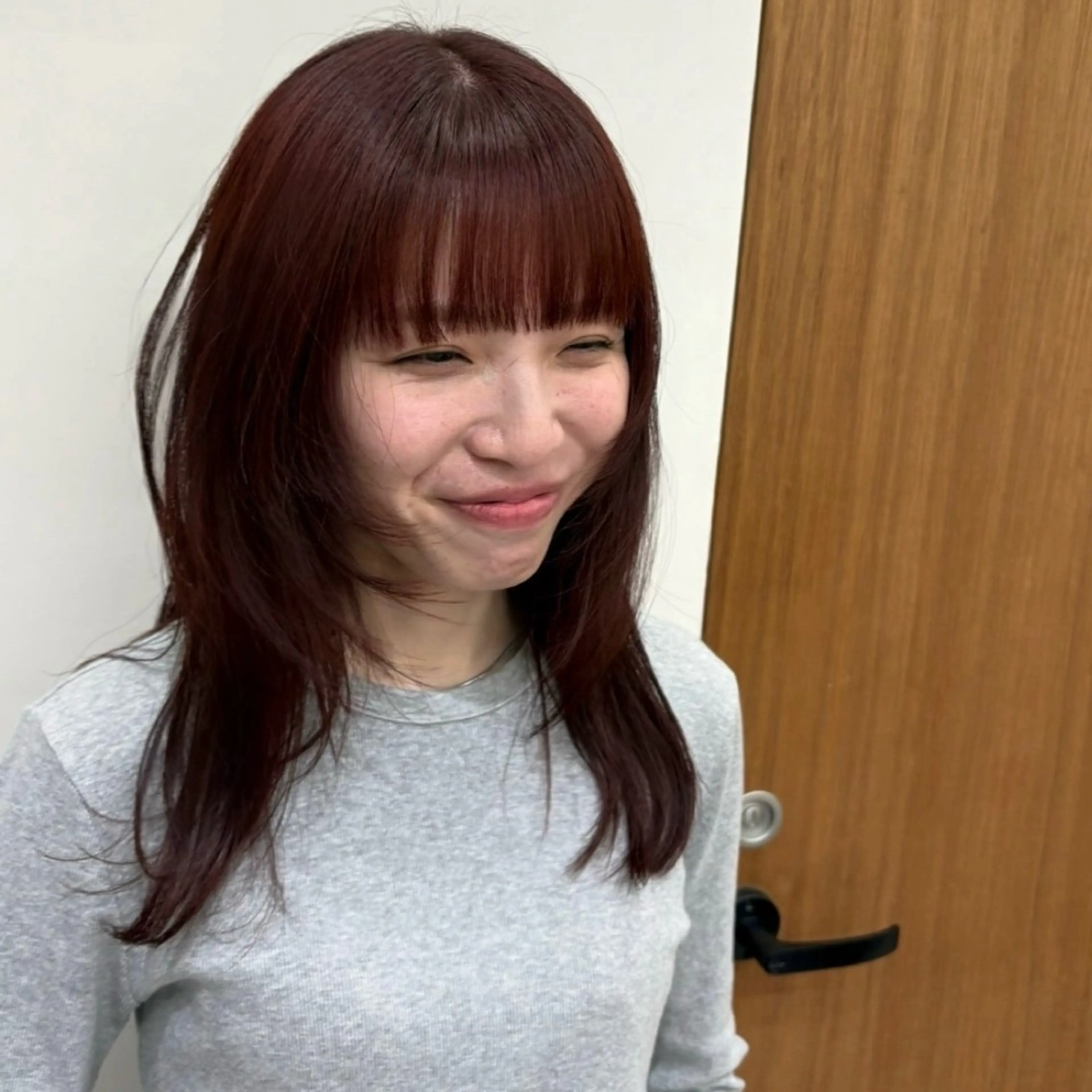 ミディアム カラー momo / カラーモデルのヘアスタイル