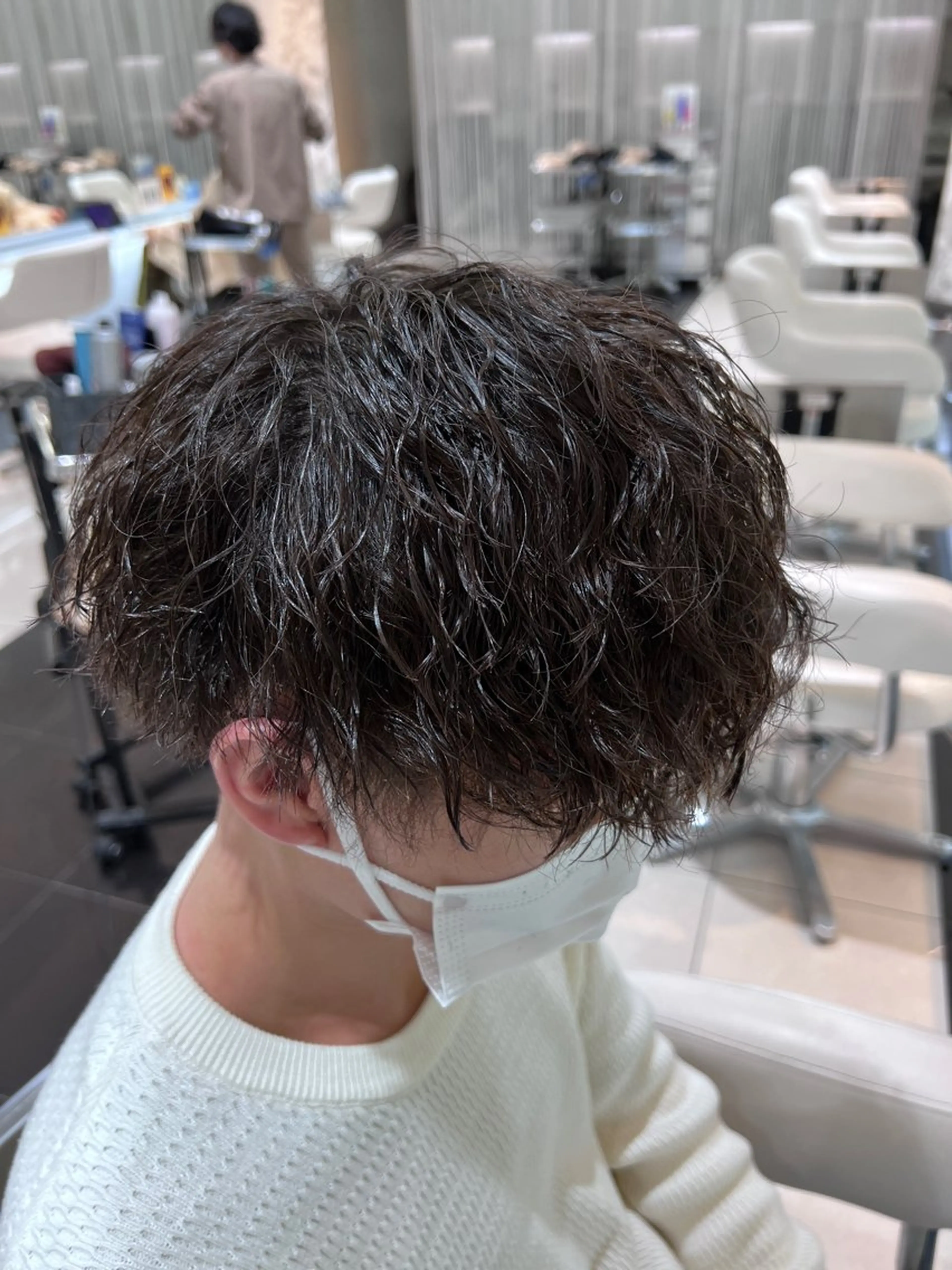 ショート パーマ メンズ NYNY姫路本店 メンズパーマ藤川時也のヘアスタイル