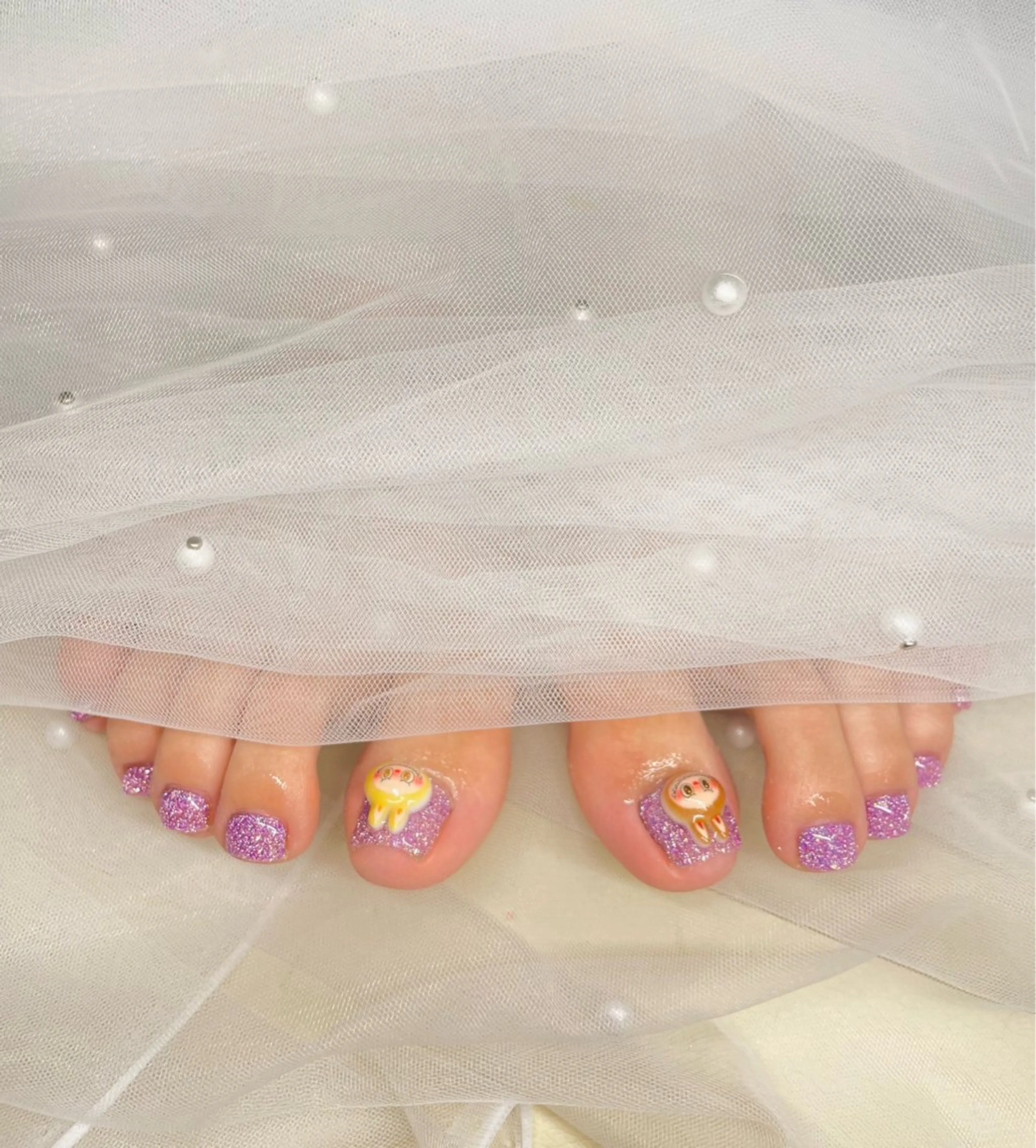 ネイル フットネイル ジェルネイル マグネットネイル ミラーネイル パラジェル private salon fee所属・nail salon feeゆりかのネイルデザイン