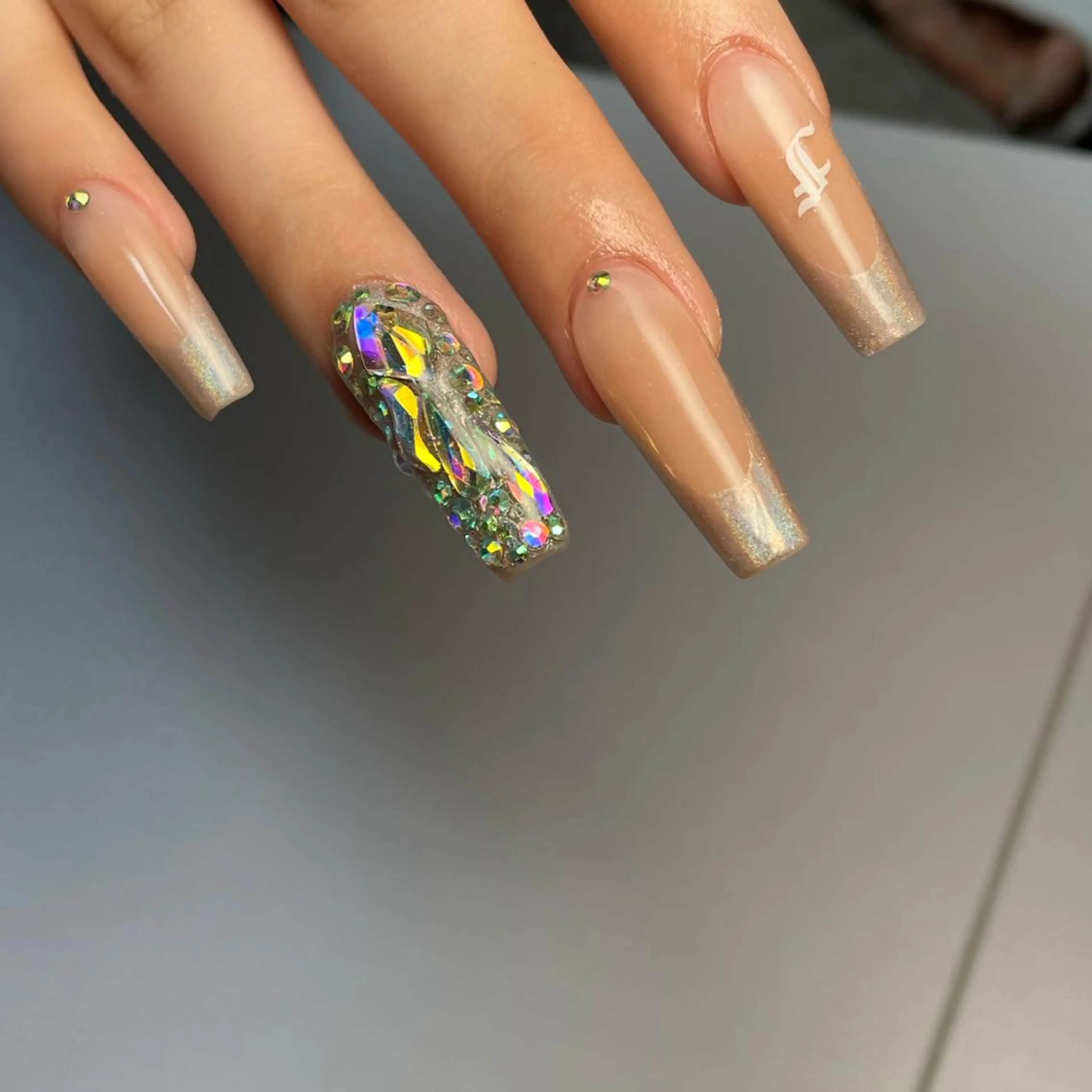 ロング ネイル 下妻市ﾈｲﾙｻﾛﾝ M_styleのネイルデザイン