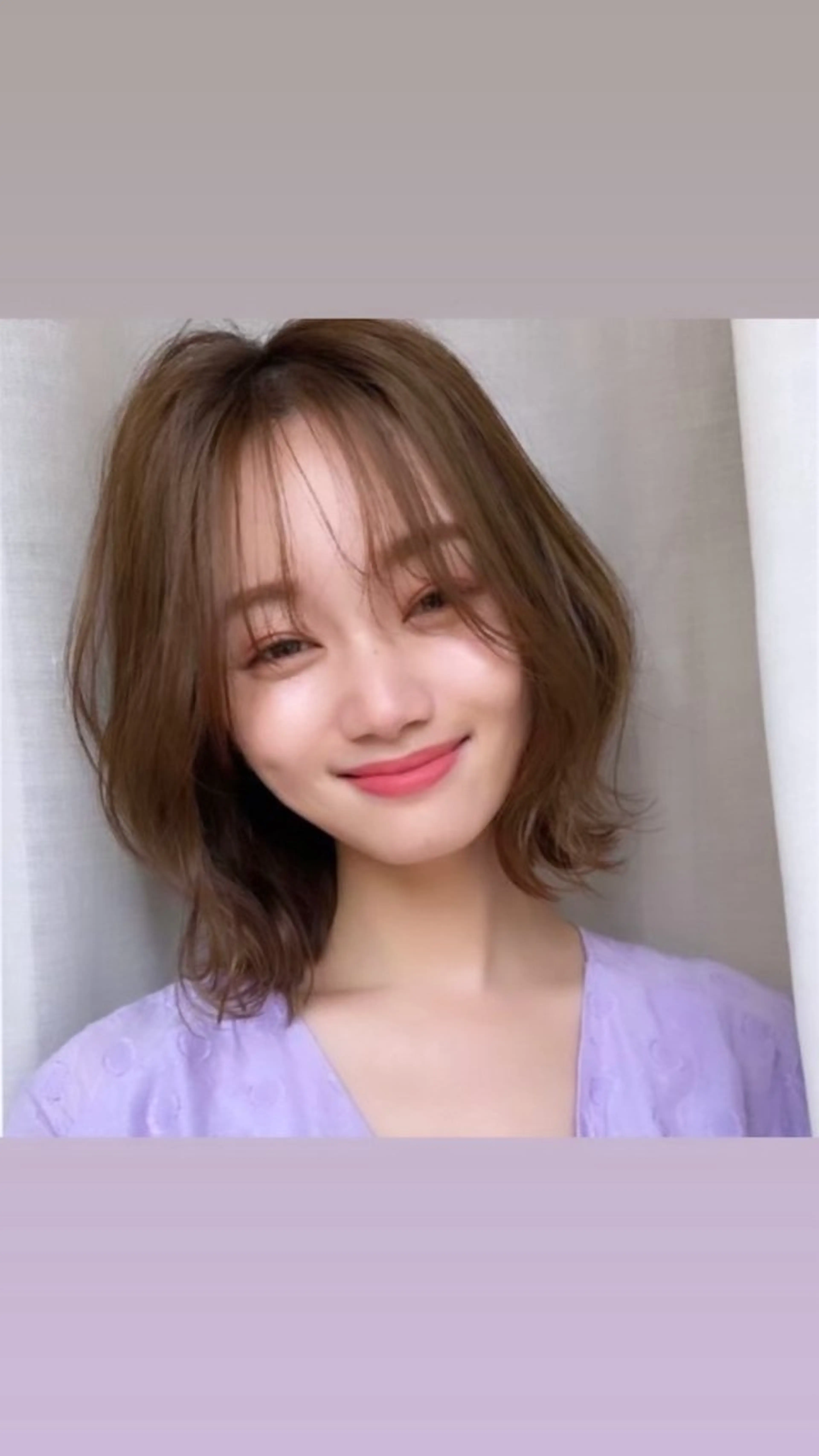 ミディアム パーマ カット ヘアカラー パーマ トリートメント 髪質改善 ANFINI所属・ボブ・レイヤー 田中 励也のヘアスタイル