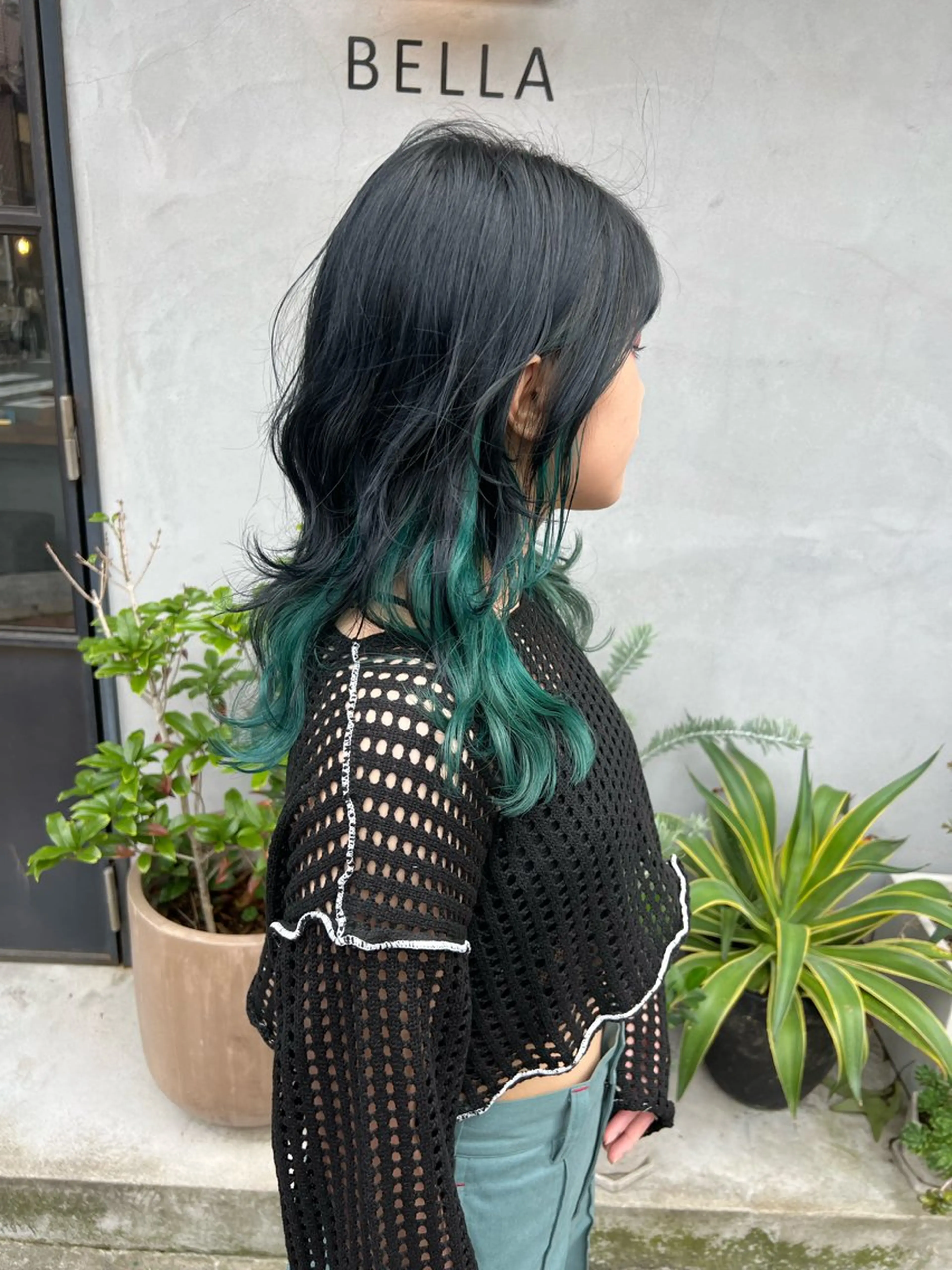 セミロング カラー 【BELLA】 KONI/阿倍野のヘアスタイル