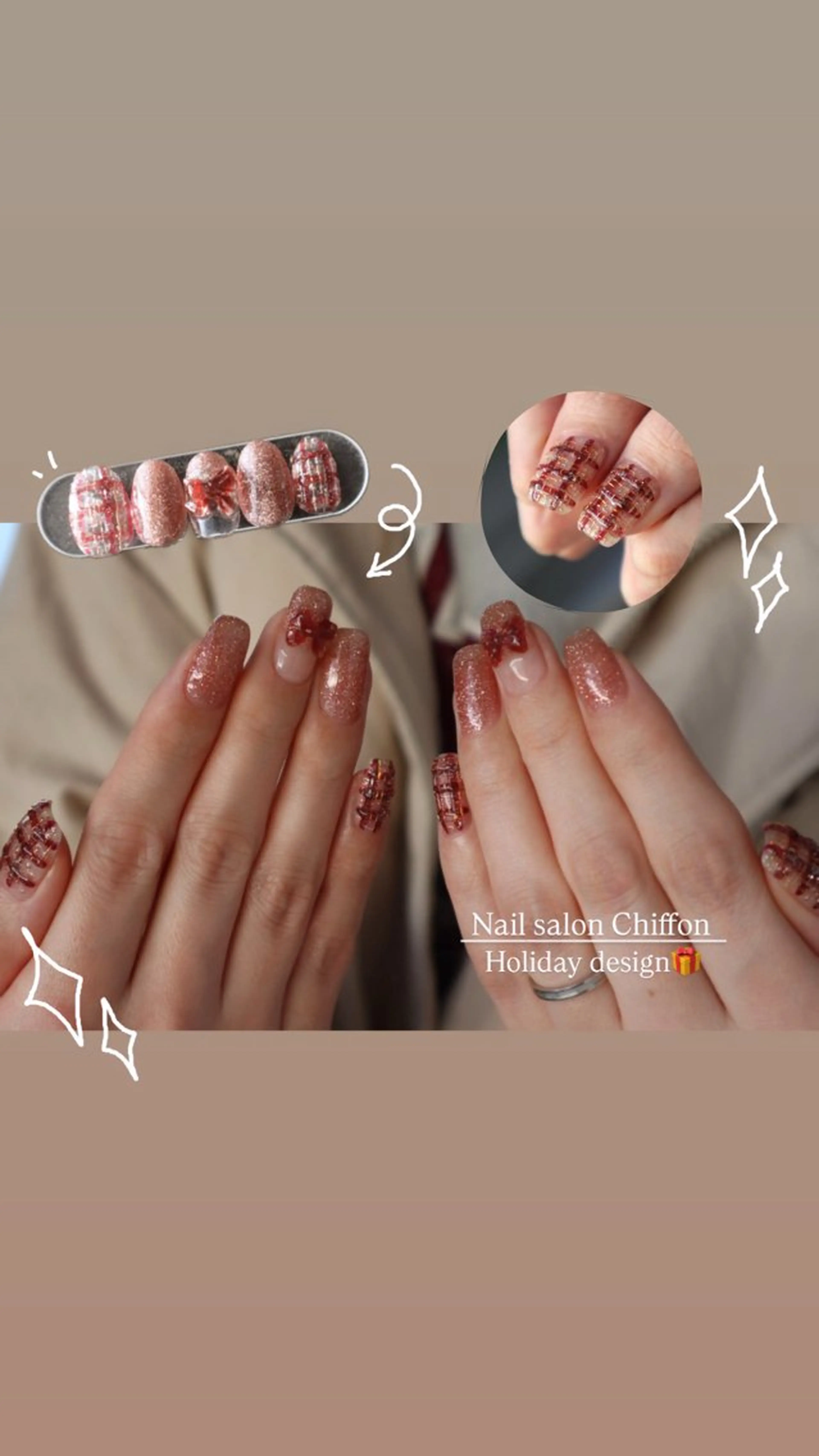 ネイル Nail salon Chiffonのネイルデザイン