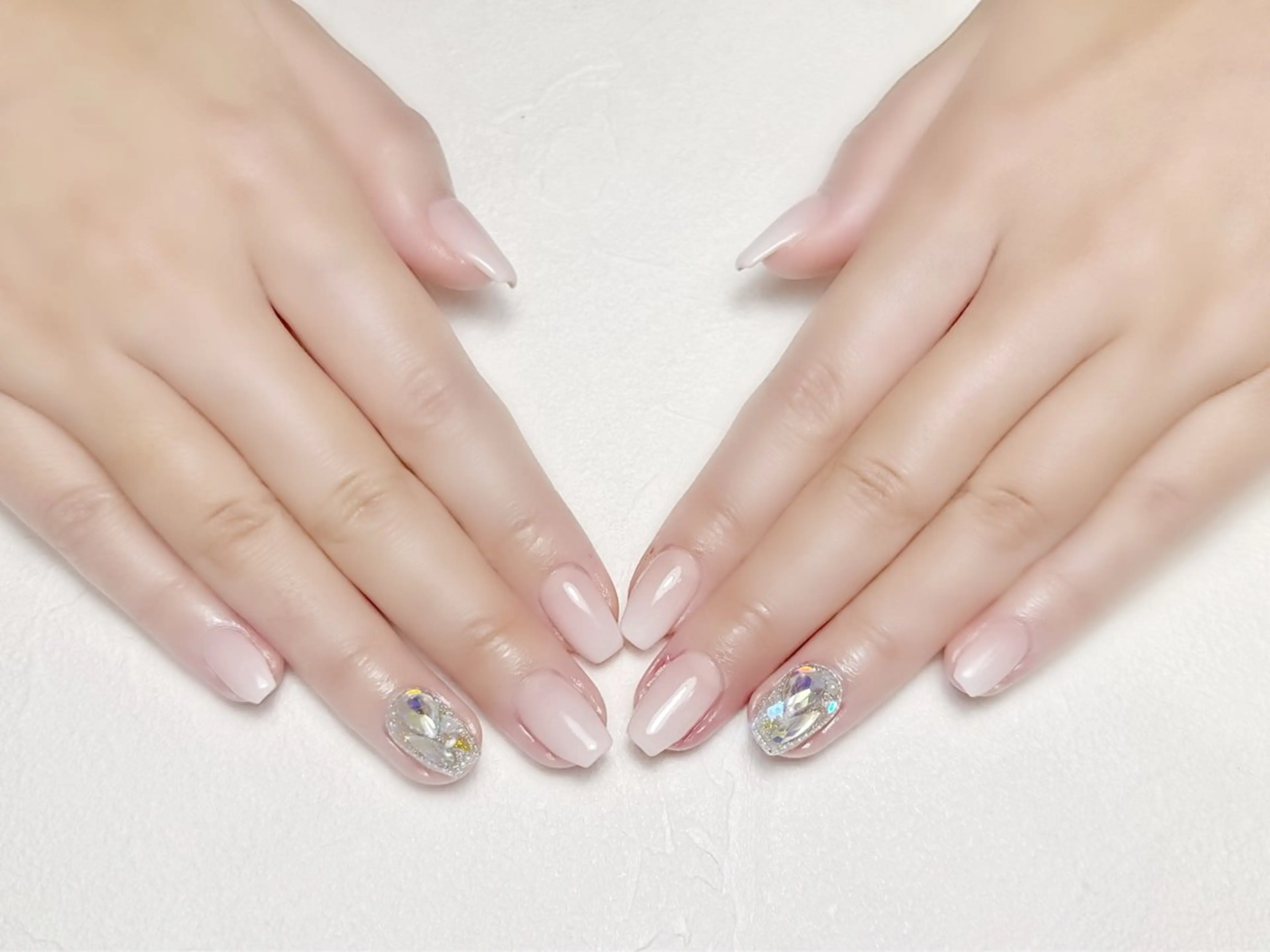 ネイル グラデーション ラメ(グリッター) ピンク rouse nail RISATOのネイルデザイン