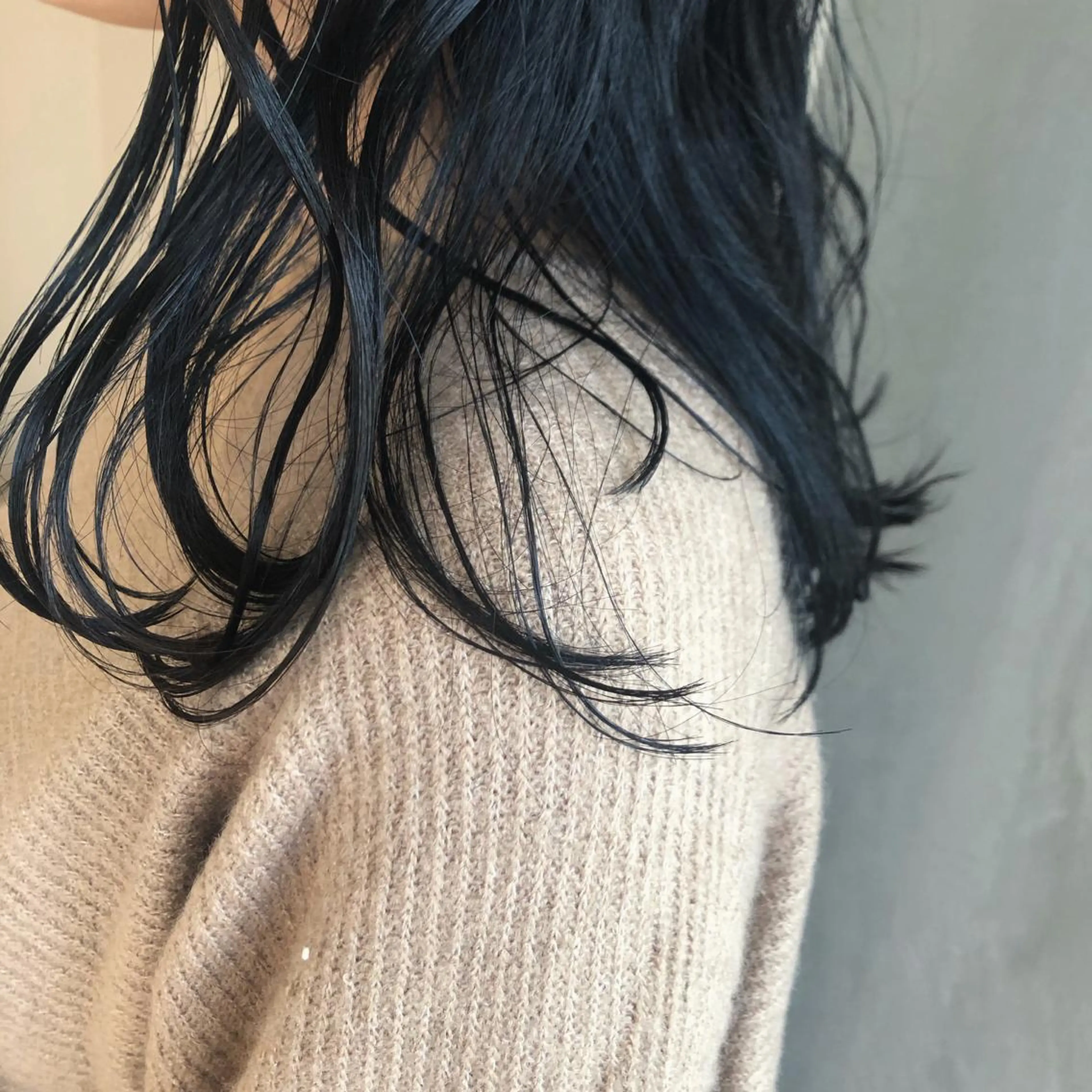 セミロング カラー ヘアカラー トリートメント やまもと さえのヘアスタイル