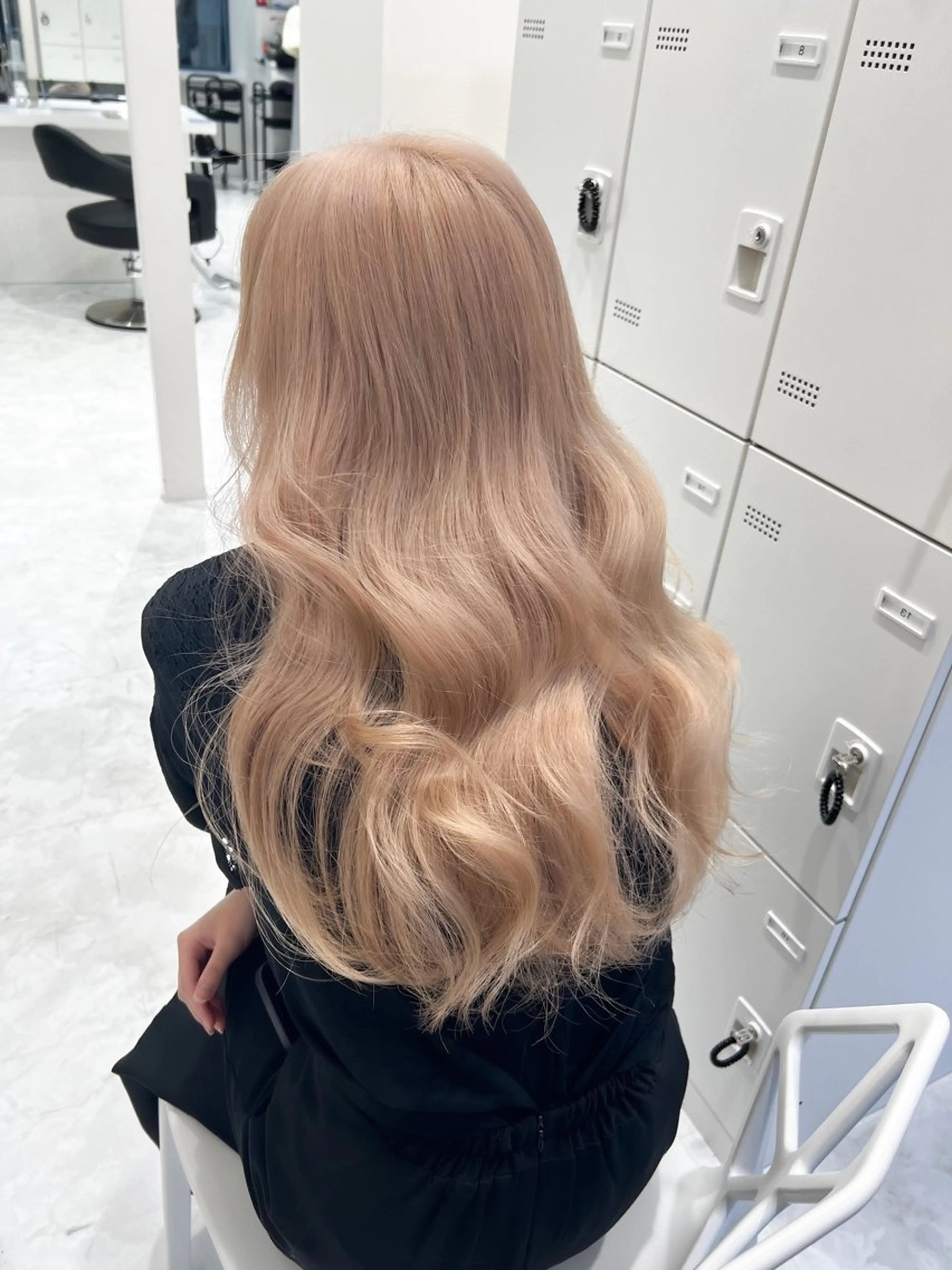 ミディアム ヘアカラー トリートメント ヘッドスパ ヘアセット 上品🤍韓国レイヤー /透明感🤍FUGAのヘアスタイル