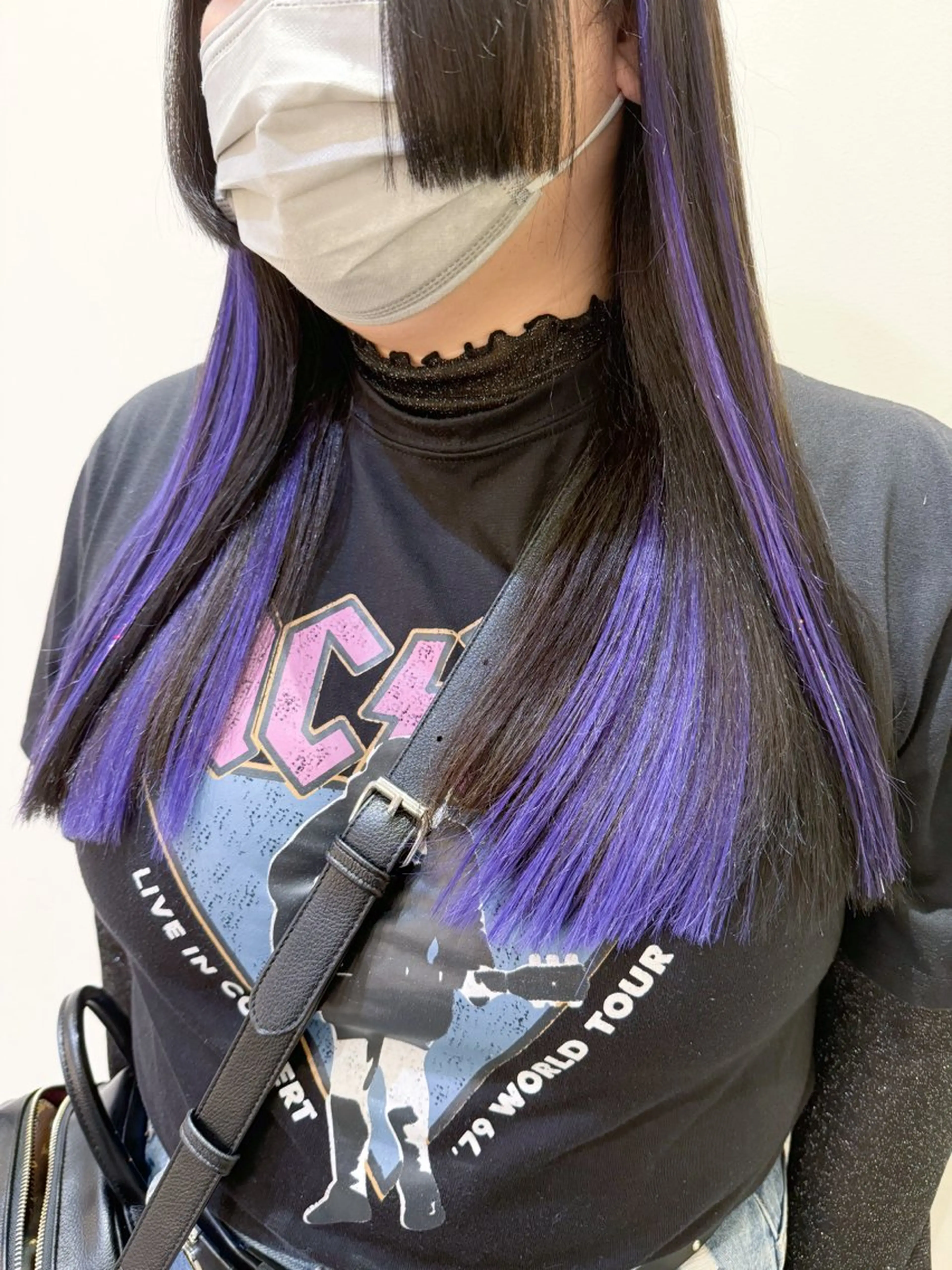 セミロング エクステ カット エクステ 横浜🍒ルーツカラー エクステ／RIEのヘアスタイル