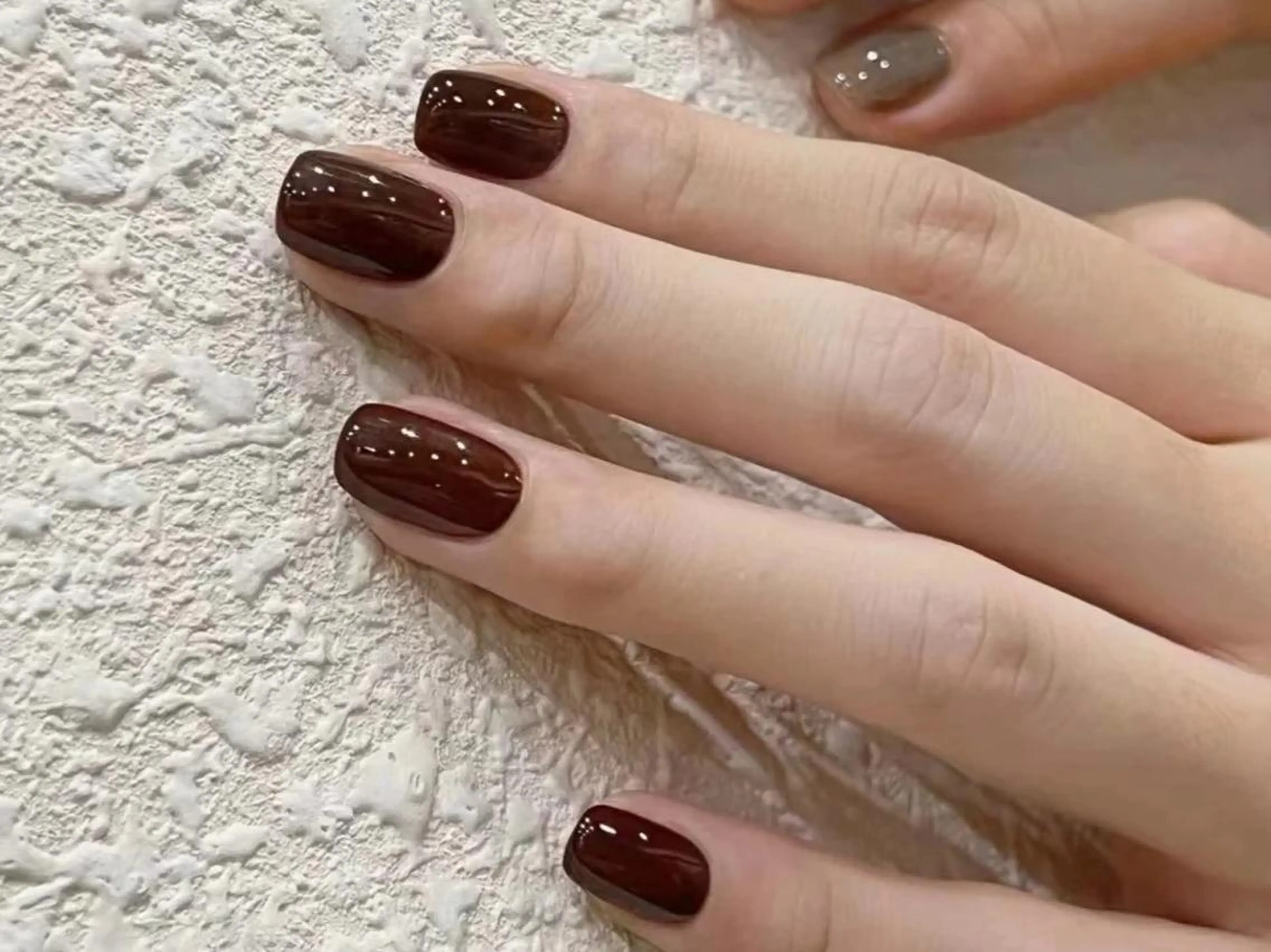 【オフ無し】ワンカラーorラメグラデションの写真