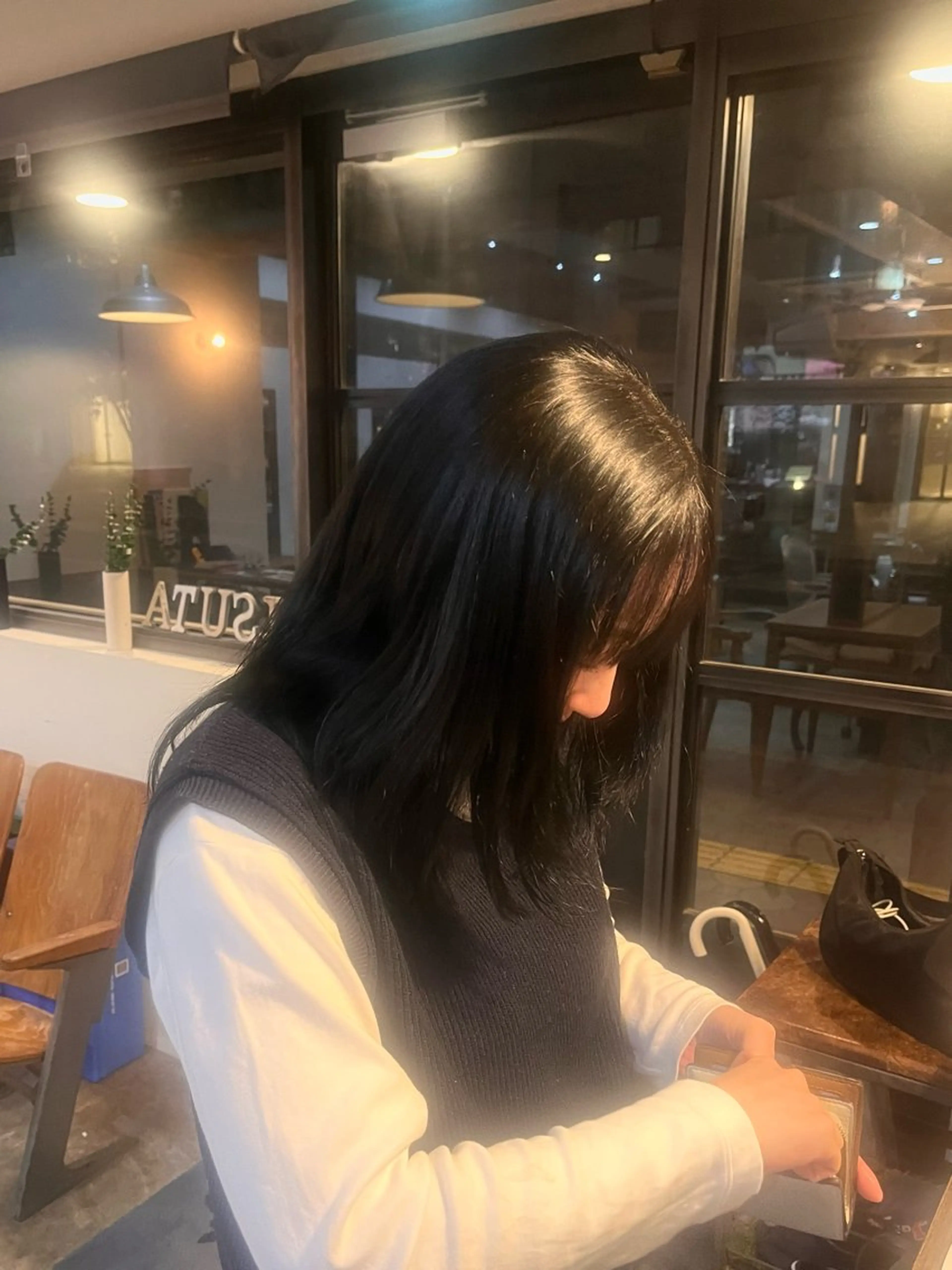 カラー ヘアカラー 松原 樹里のヘアスタイル