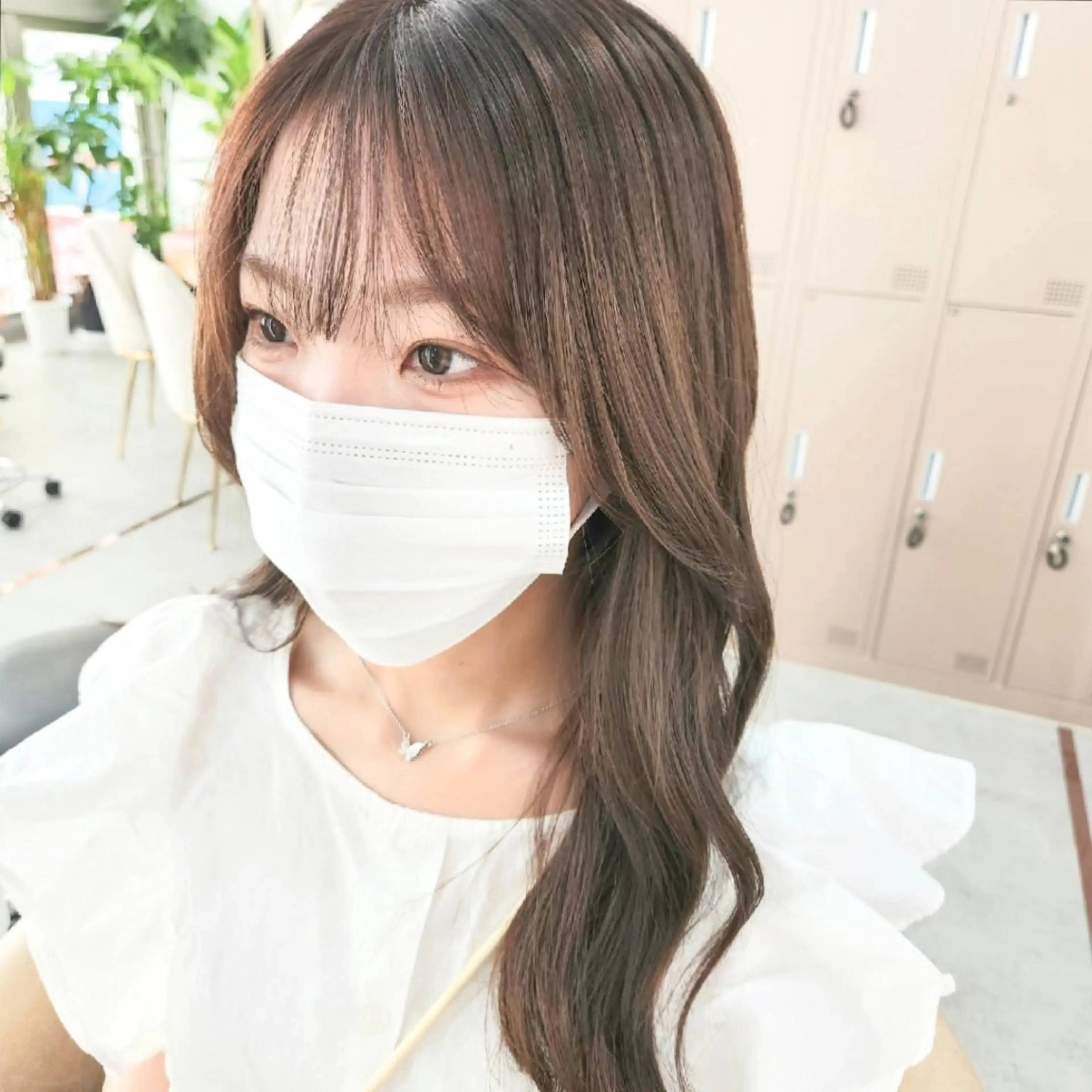 ミディアム カラー カット ヘアカラー トリートメント 韓国ヘア🇰🇷 レイヤー/芝春樹のヘアスタイル