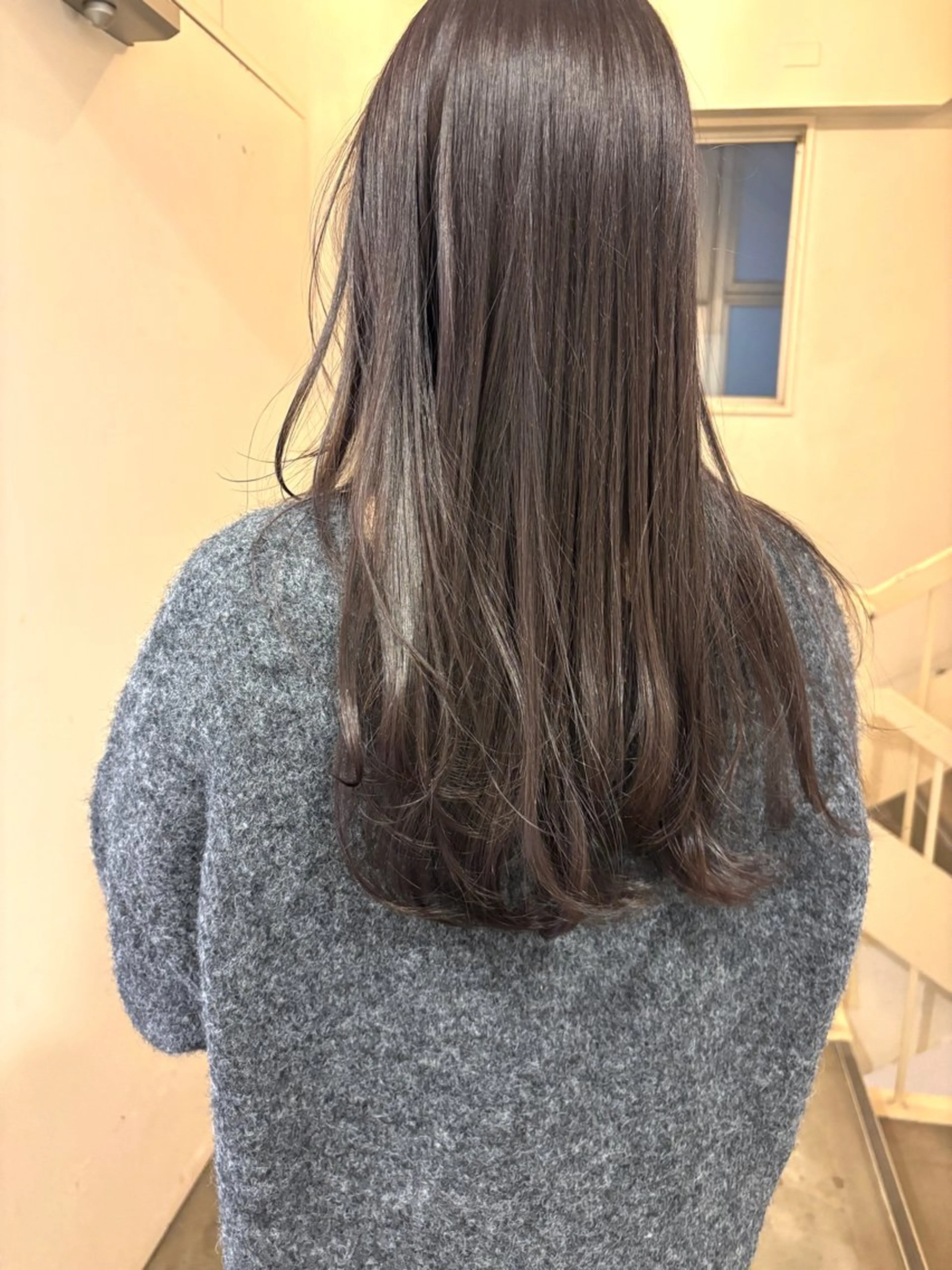 (年末ヘアケアメニュー🎄) カット+カラー＋3stepトリートメント ¥10.500の写真