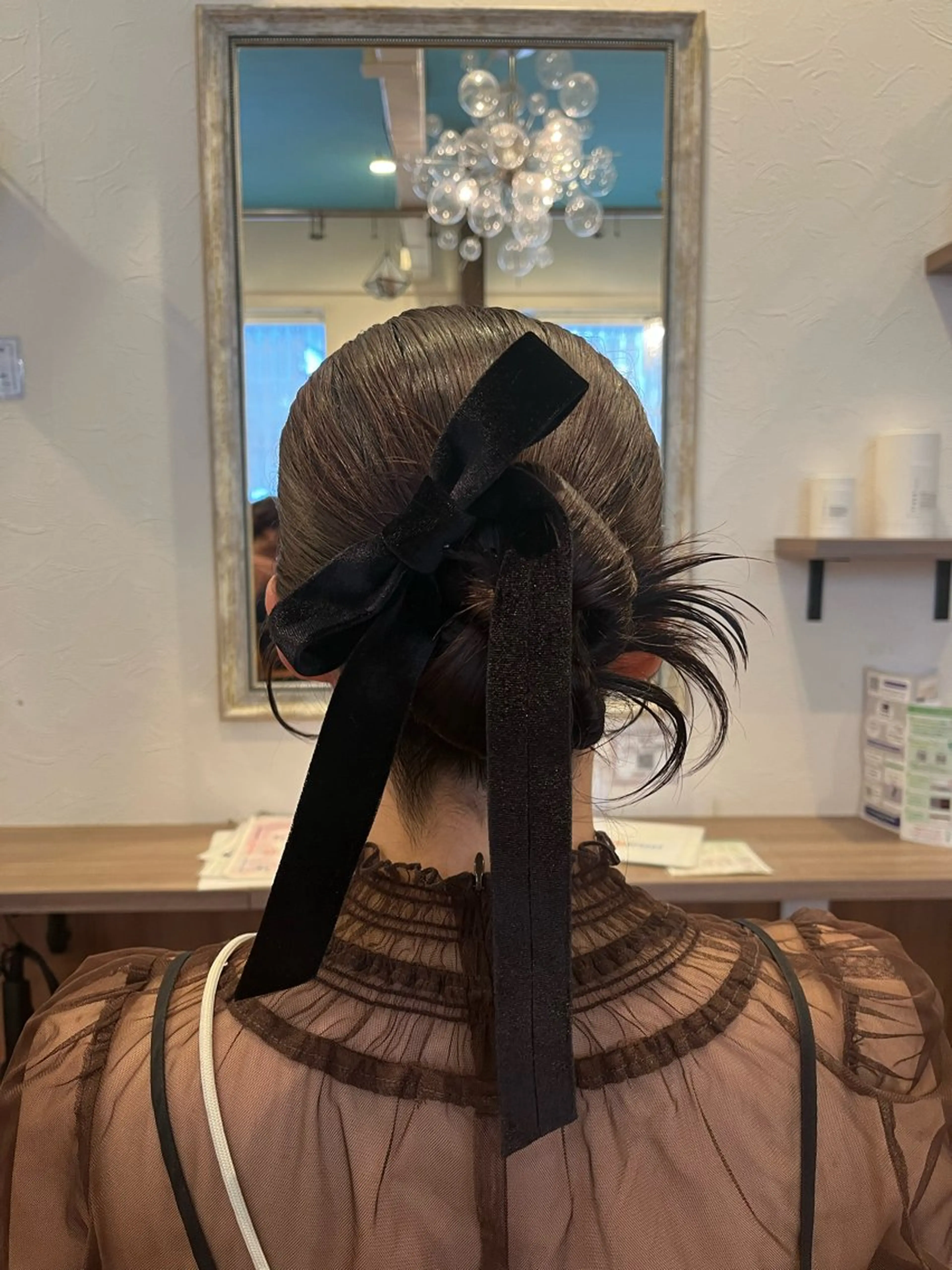 ヘアアレンジ ヘアセット 西田辺/ブリーチ/ SASARAのヘアスタイル