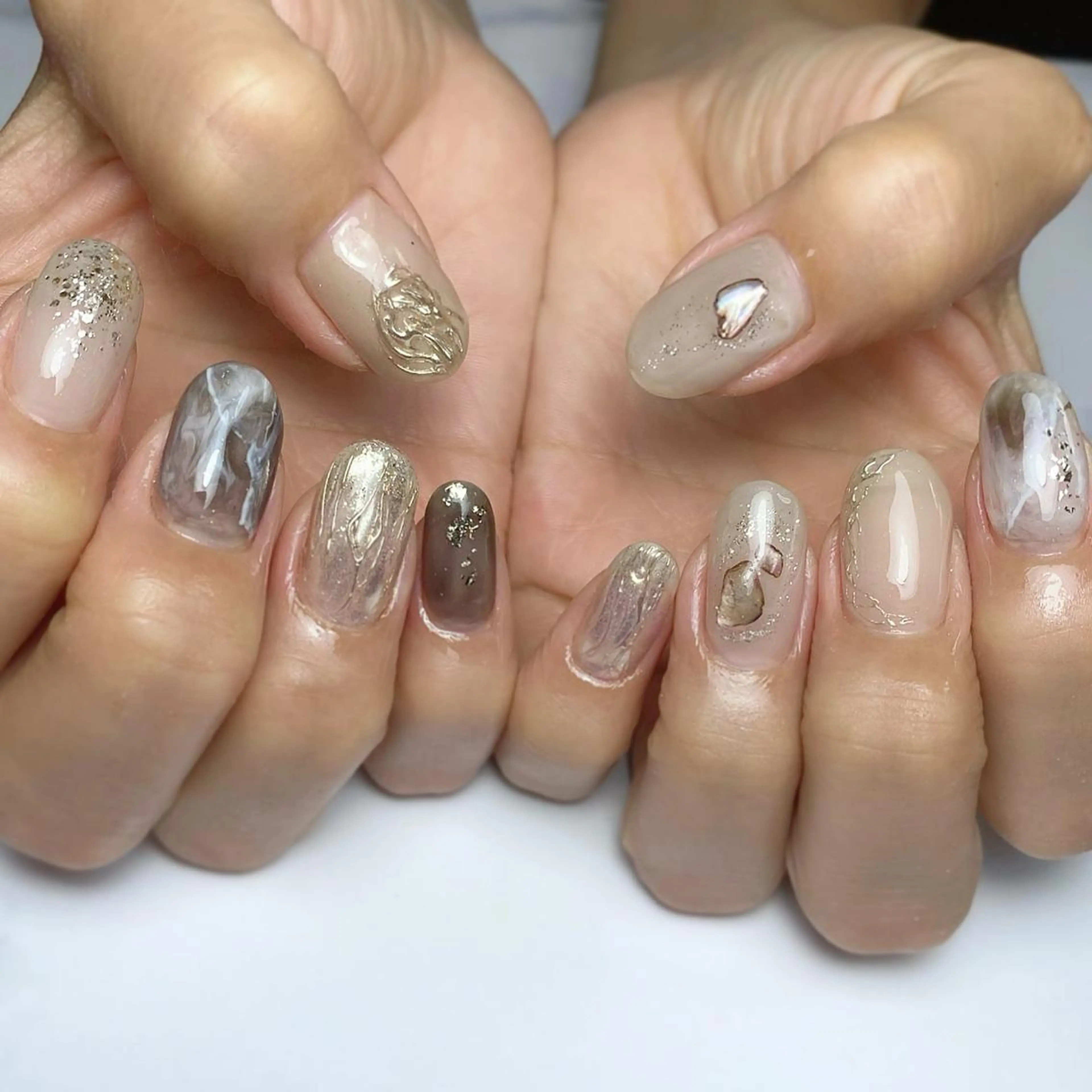 ネイル ニュアンスネイル Nail ameria megu所属・ameria meguのネイルデザイン