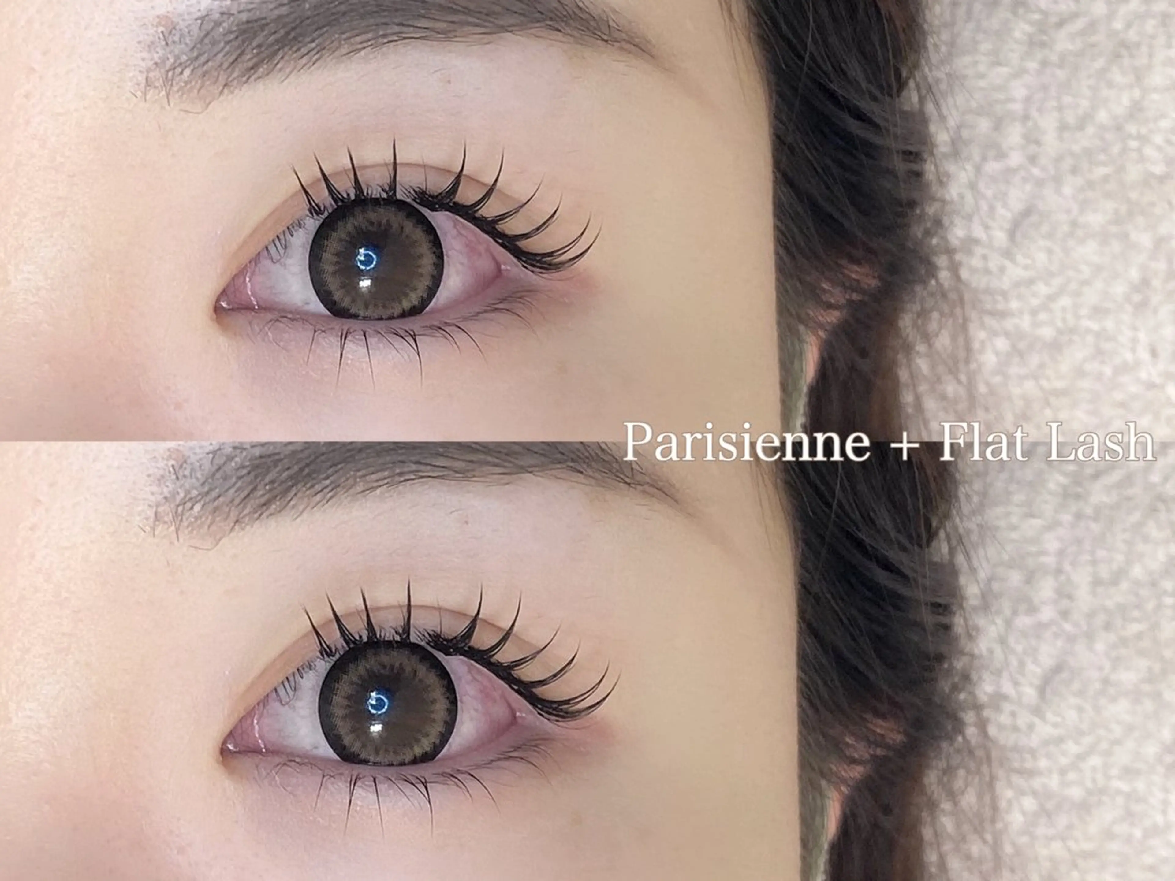 マツエク・マツパ 束感まつ毛 韓国風マツエク パリジェンヌラッシュリフト まつげパーマ 下まつげエクステ viviAiles ♡⃛ Ruiのマツエク・マツパデザイン
