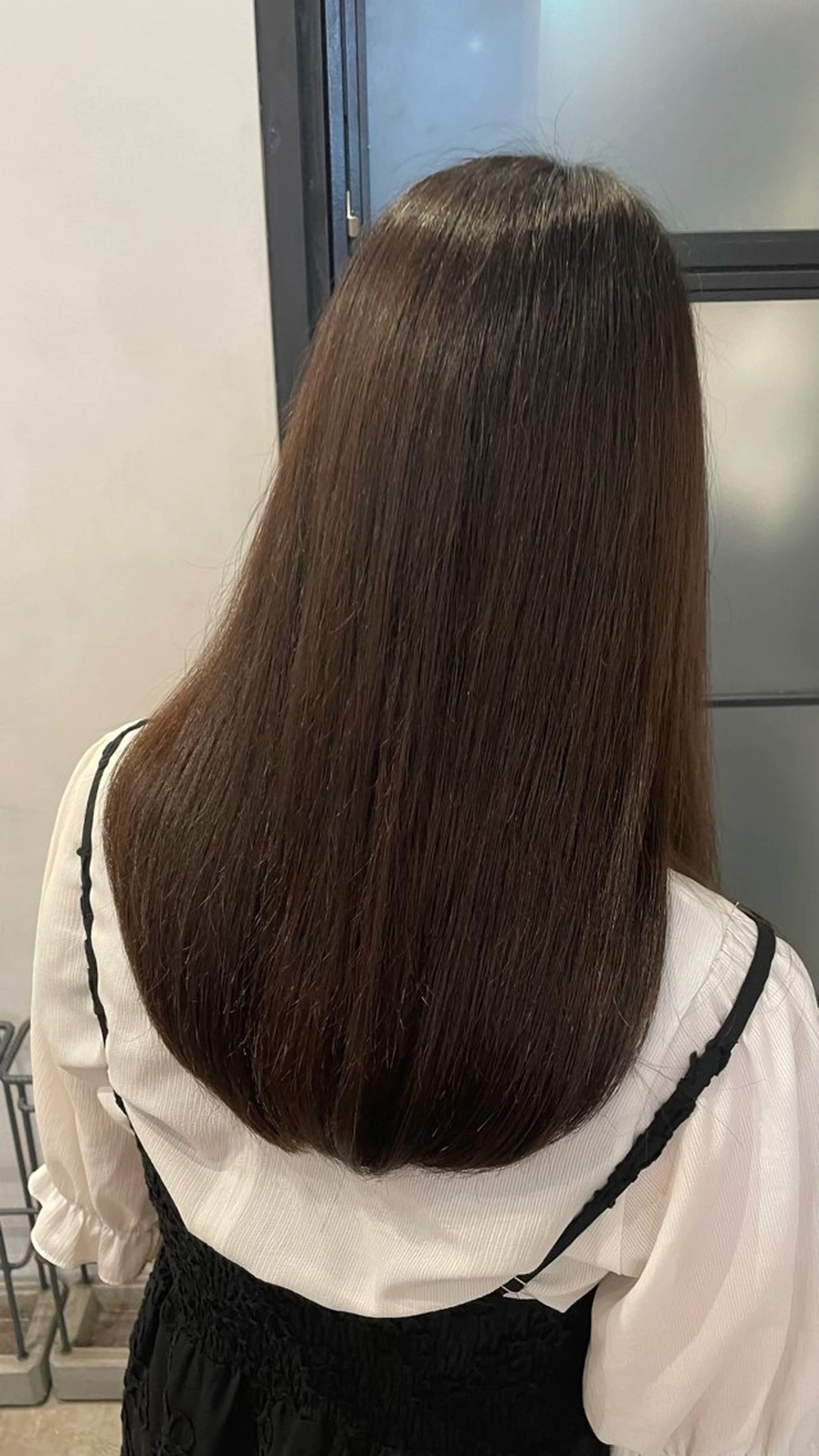 ロング メンズパーマ✨️/ 縮毛カラー🫧あきはのヘアスタイル