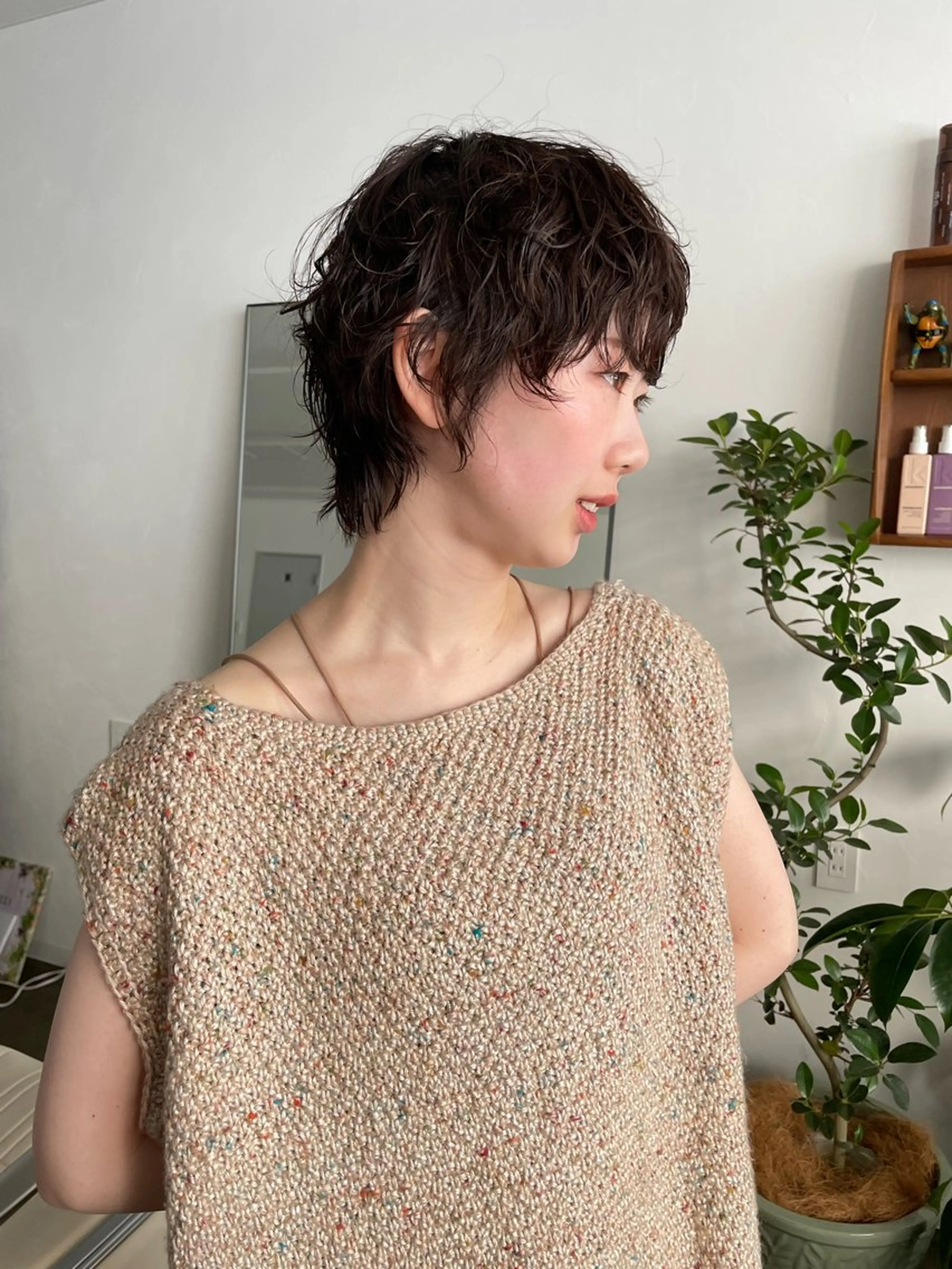 ショート パーマ pole所属・【pole】 minaのヘアスタイル