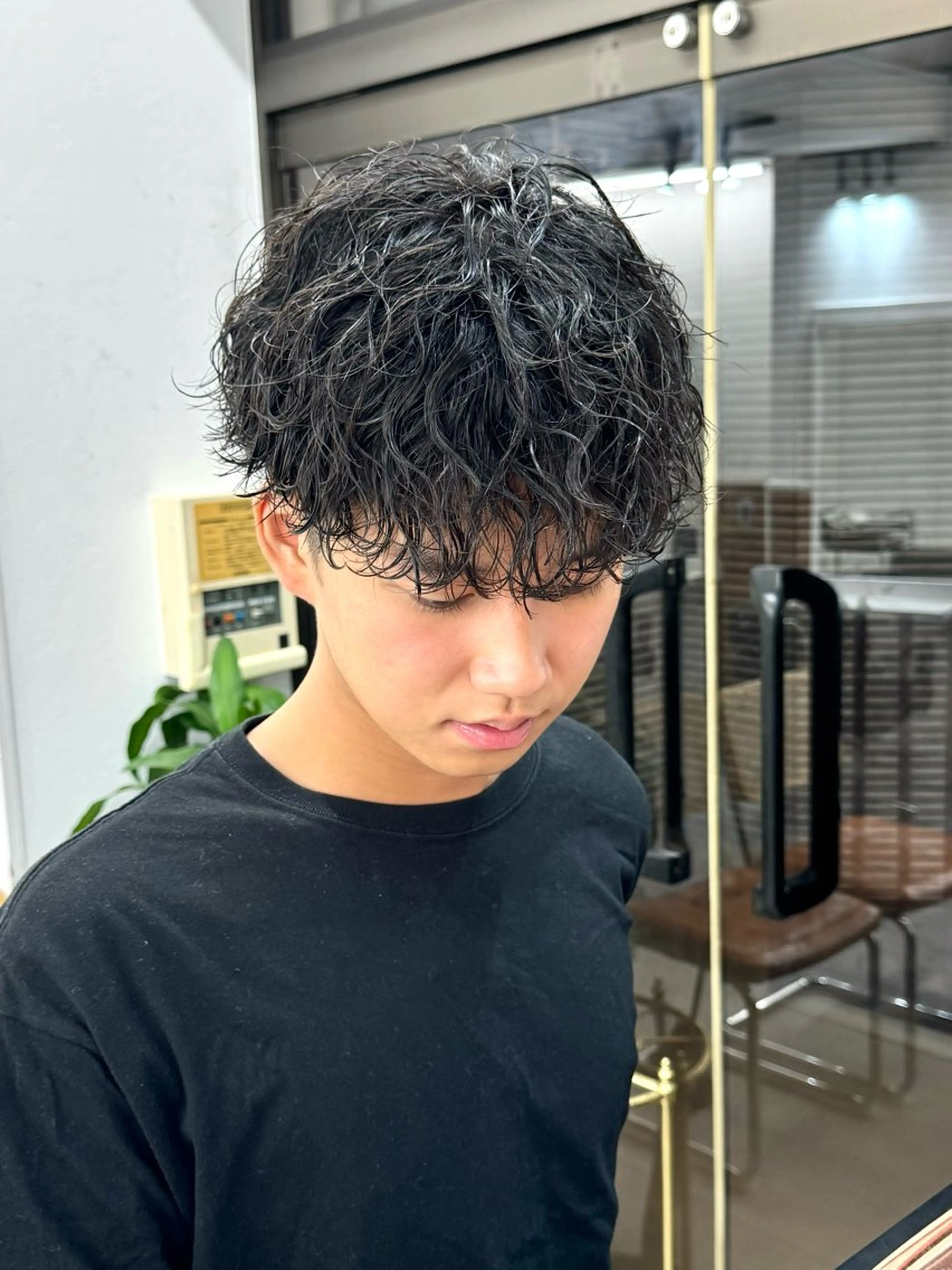 パーマ メンズ メンズパーマ 波巻きパーマ カット パーマ トリートメント シャドウパーマ/ 波巻パーマYu-Kiのヘアスタイル