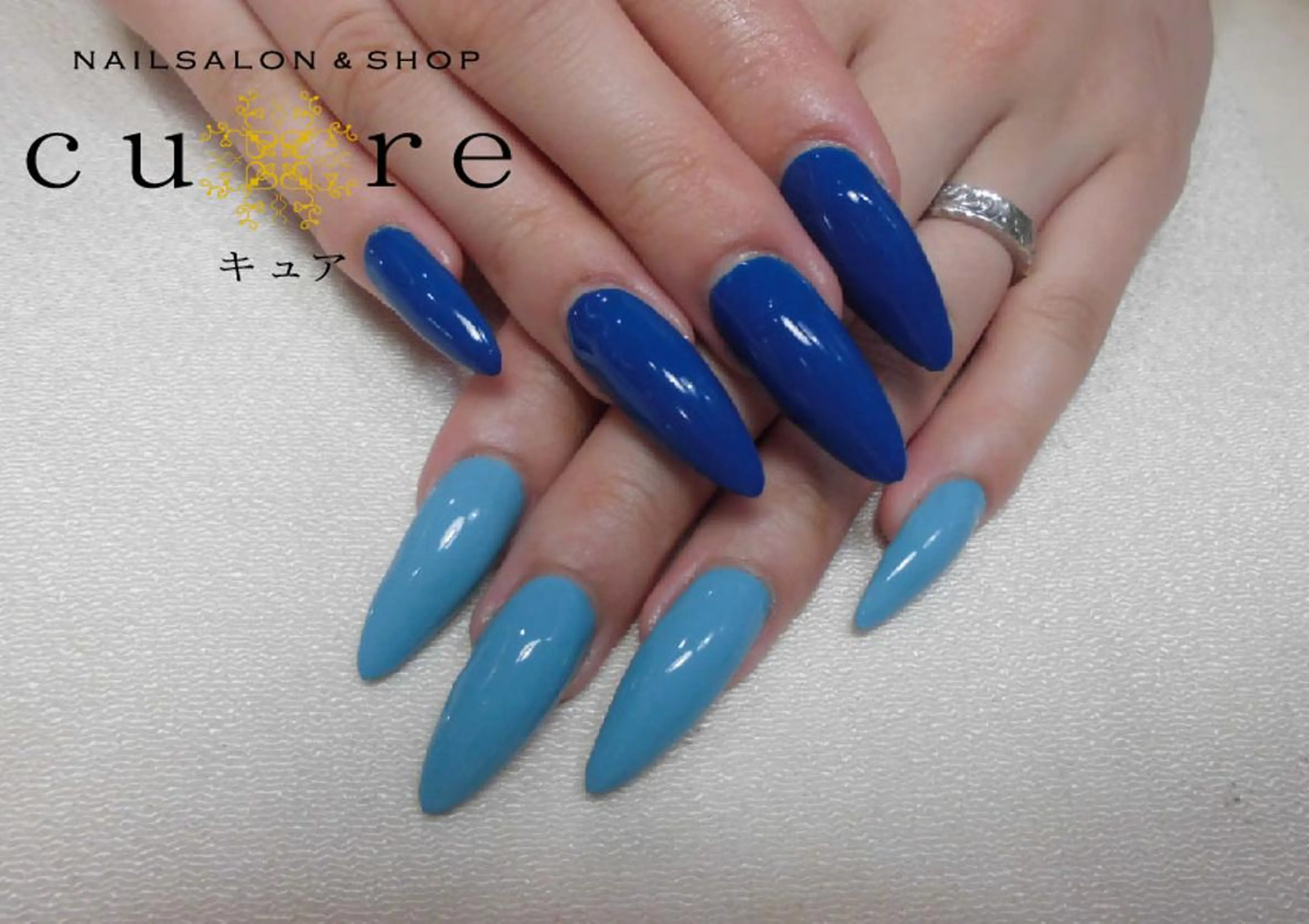 ロング ネイル ネイルサロン Cureのネイルデザイン