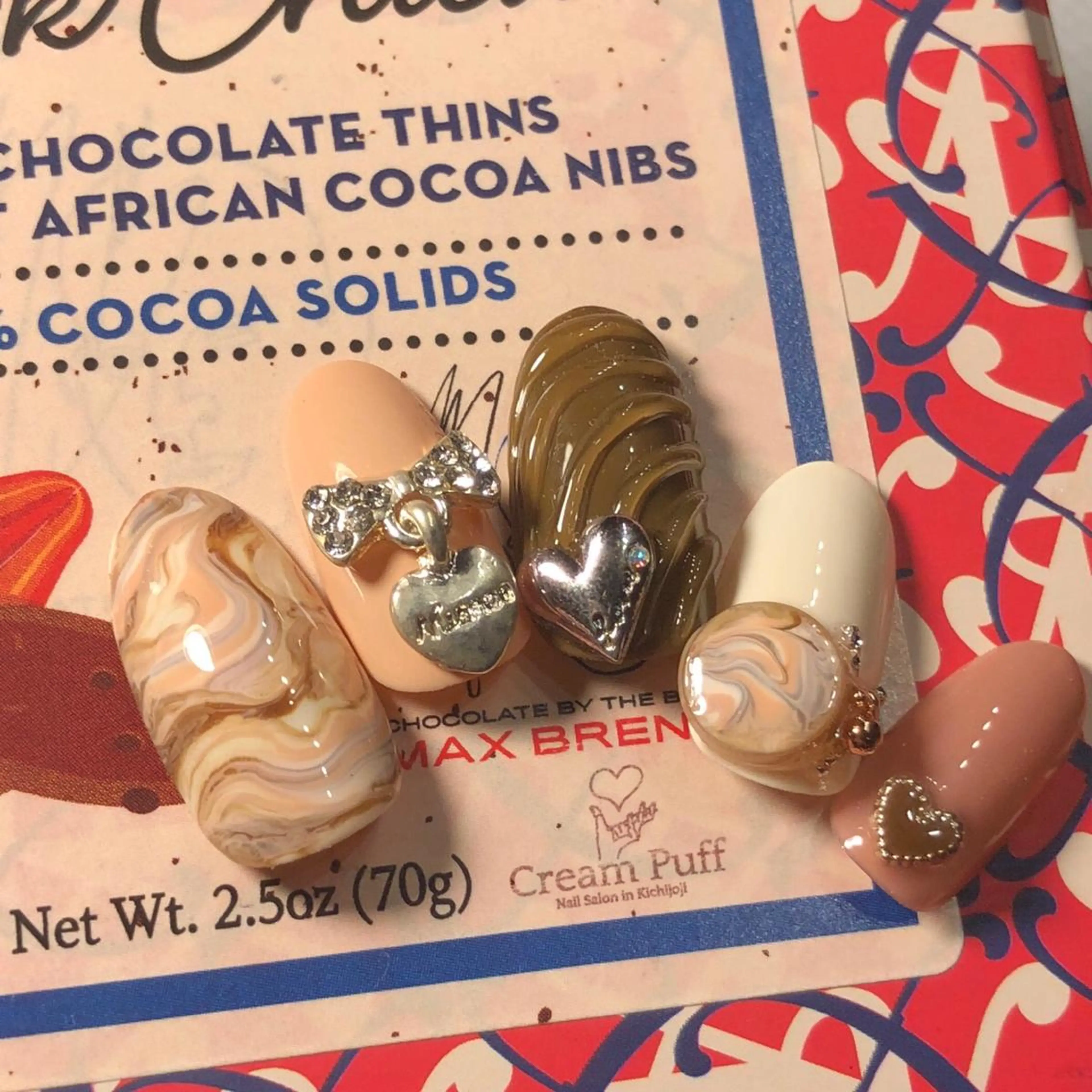 ネイル バレンタイン HAMANO MIKAのネイルデザイン