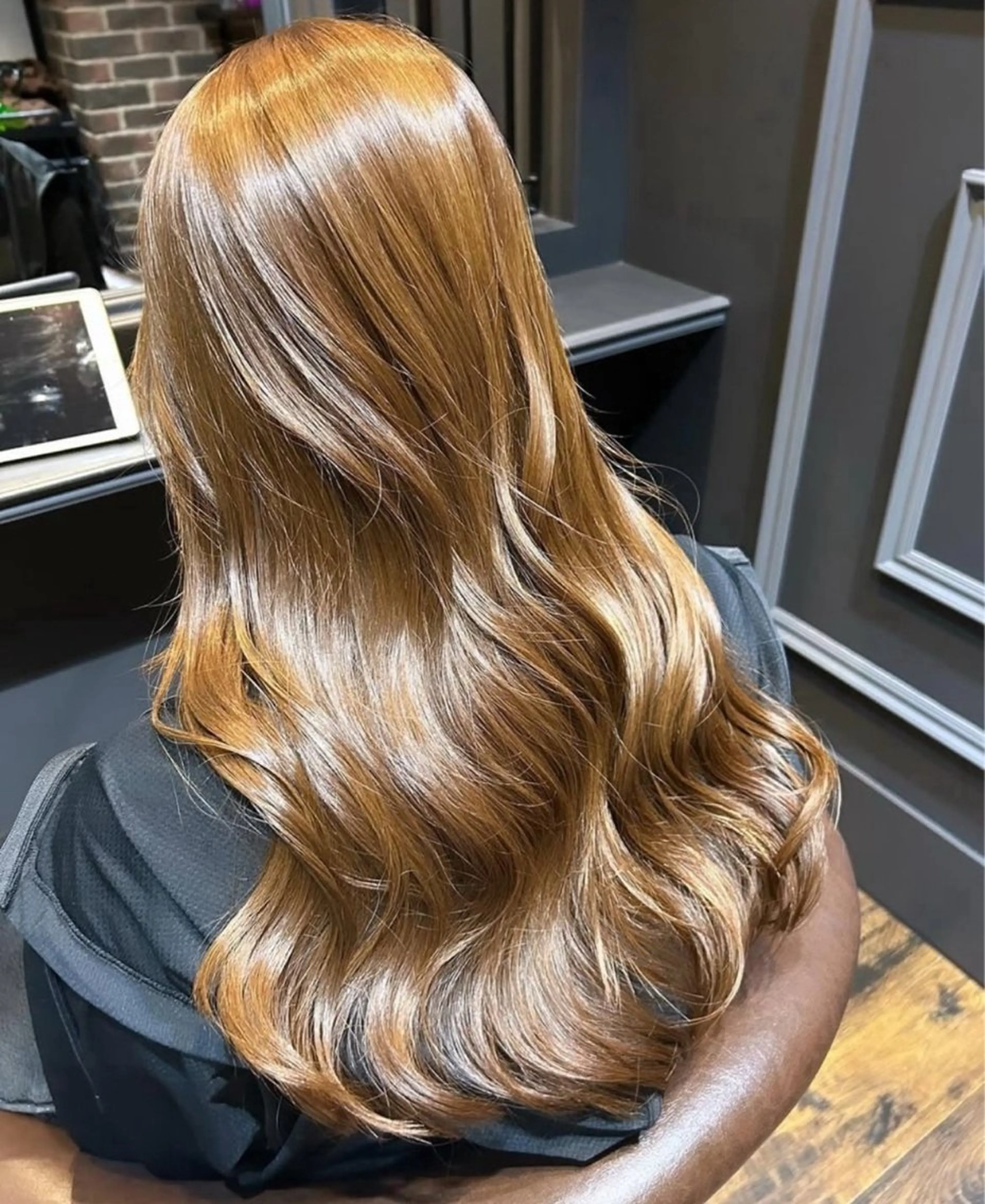 セミロング カラー ヘアアレンジ カット ヘアカラー トリートメント 🌿Rina 🌼当日予約OK🌼のヘアスタイル