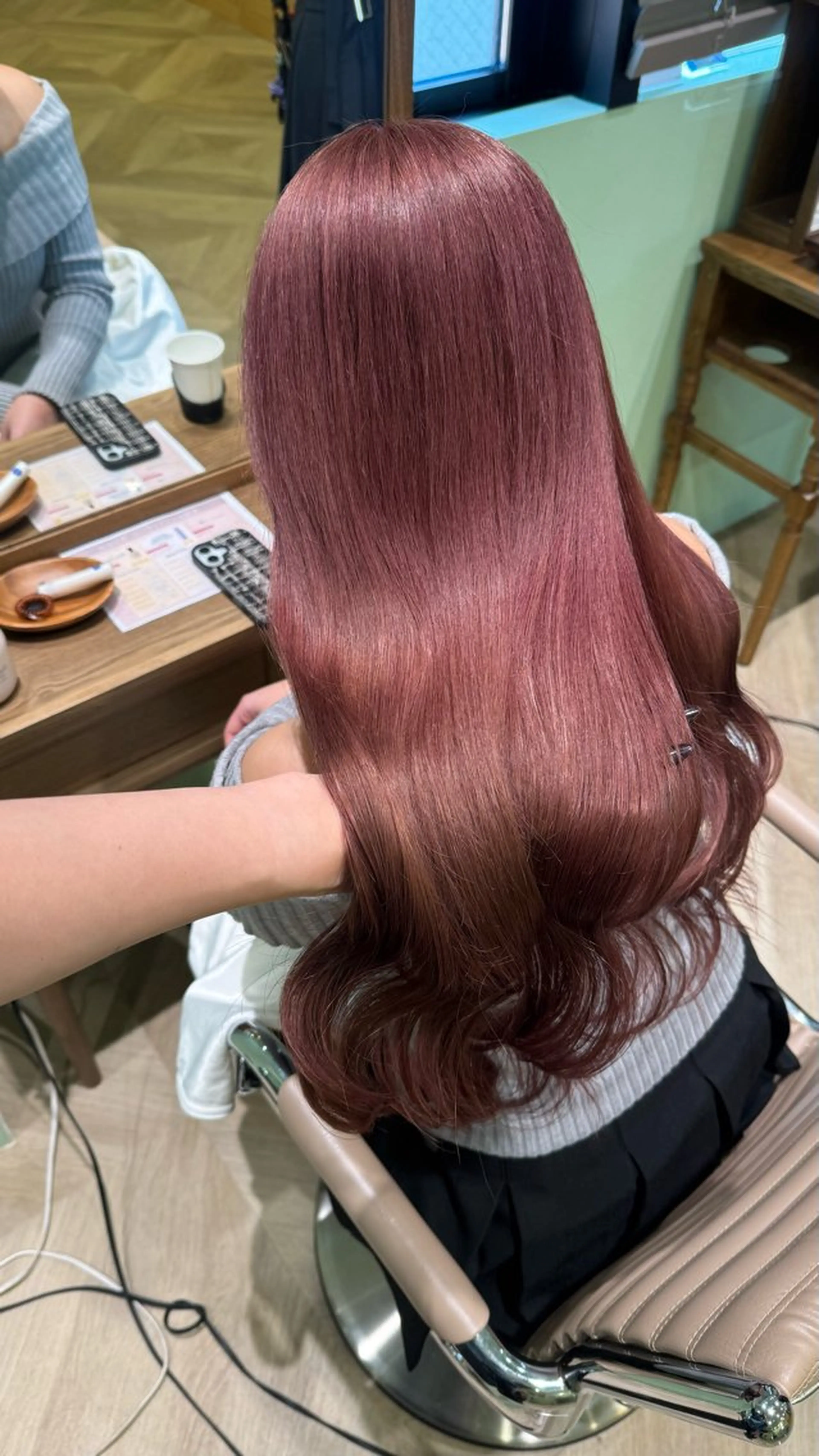 ロング カラー ブリーチ ロング ヘアカラー トリートメント 横浜🍒ルーツカラー エクステ／RIEのヘアスタイル