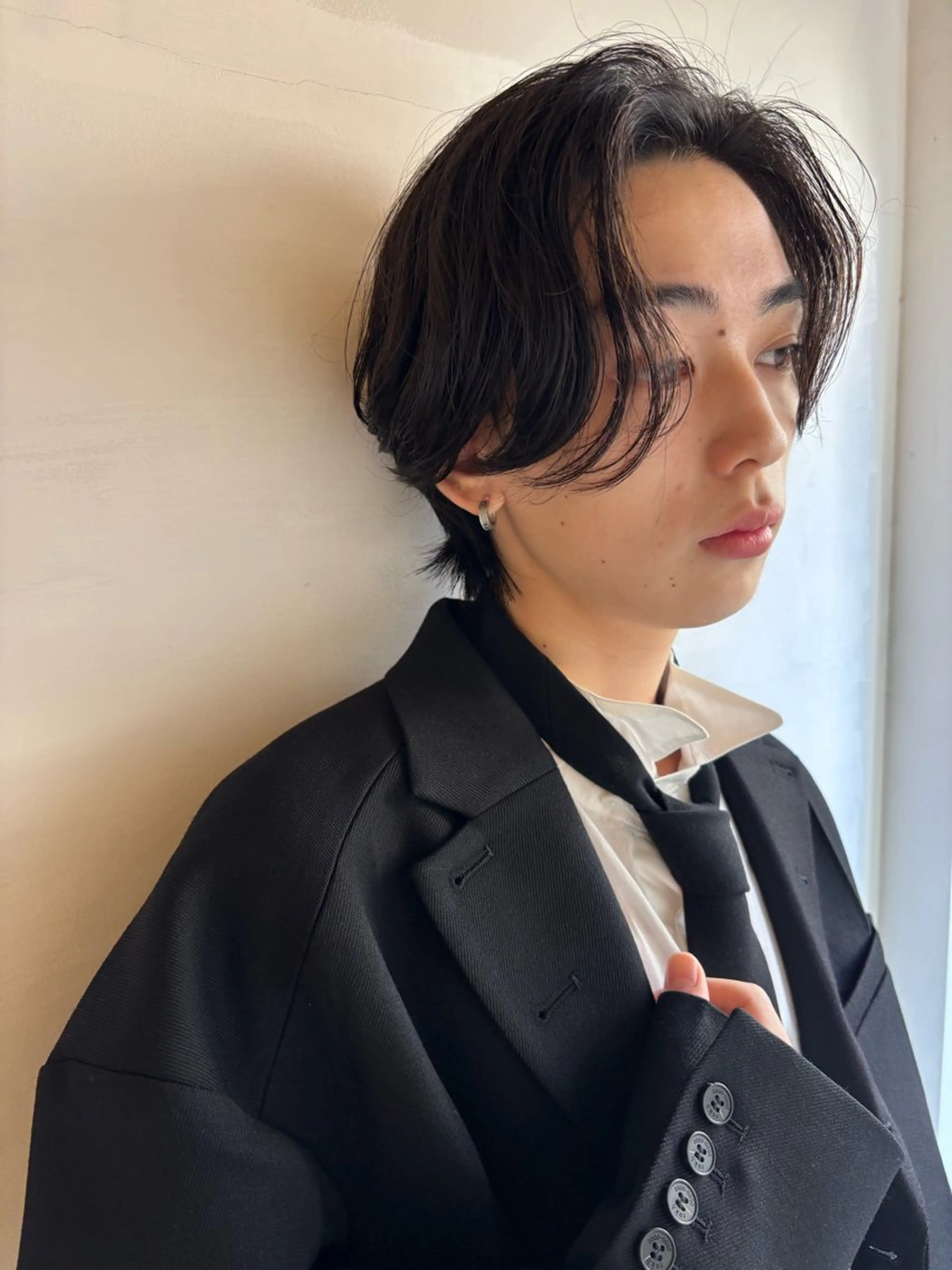 ショート カラー メンズ mina🪐立川駅/ レイヤー/ボブのヘアスタイル