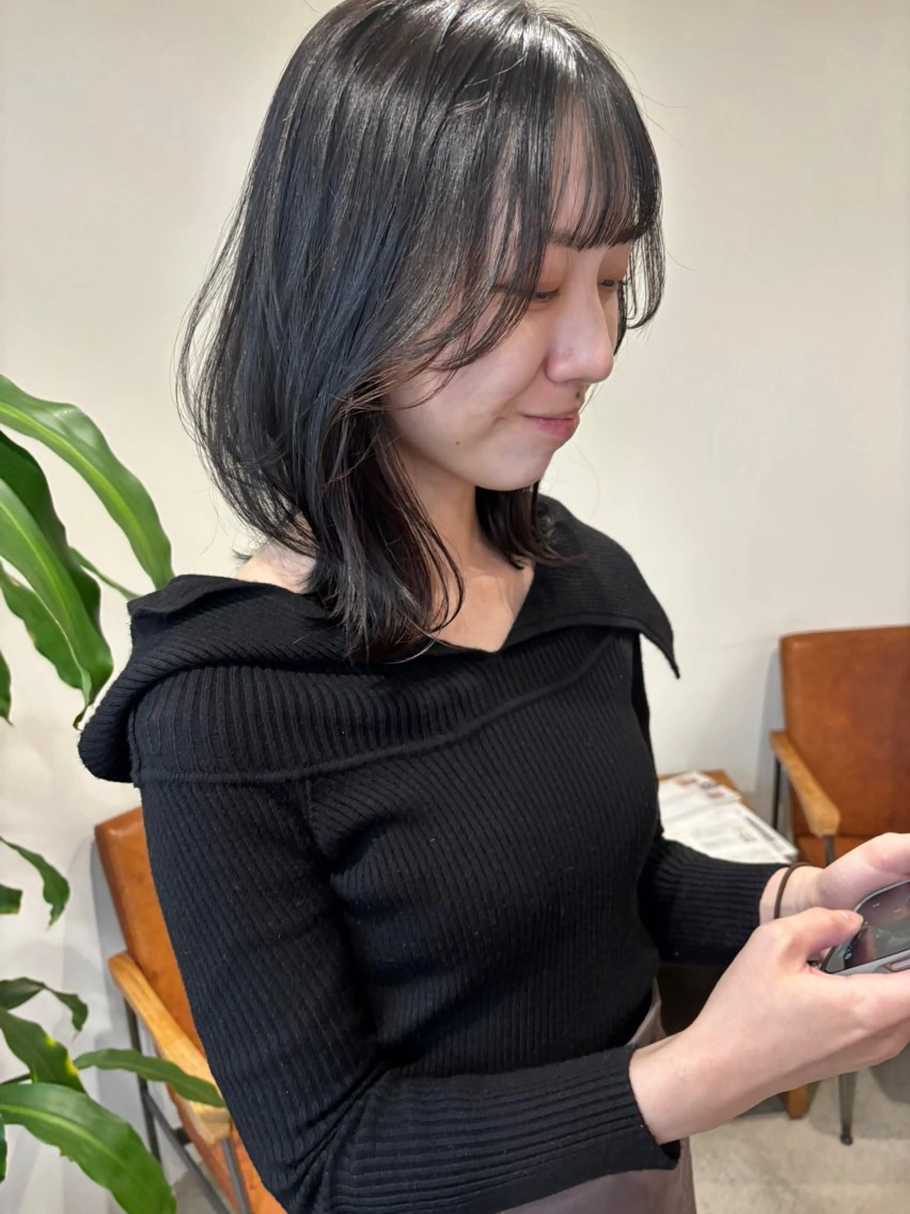 ミディアム レイヤーカット カット Lumier de mashu所属・梅田美容室/カット /Maoのヘアスタイル