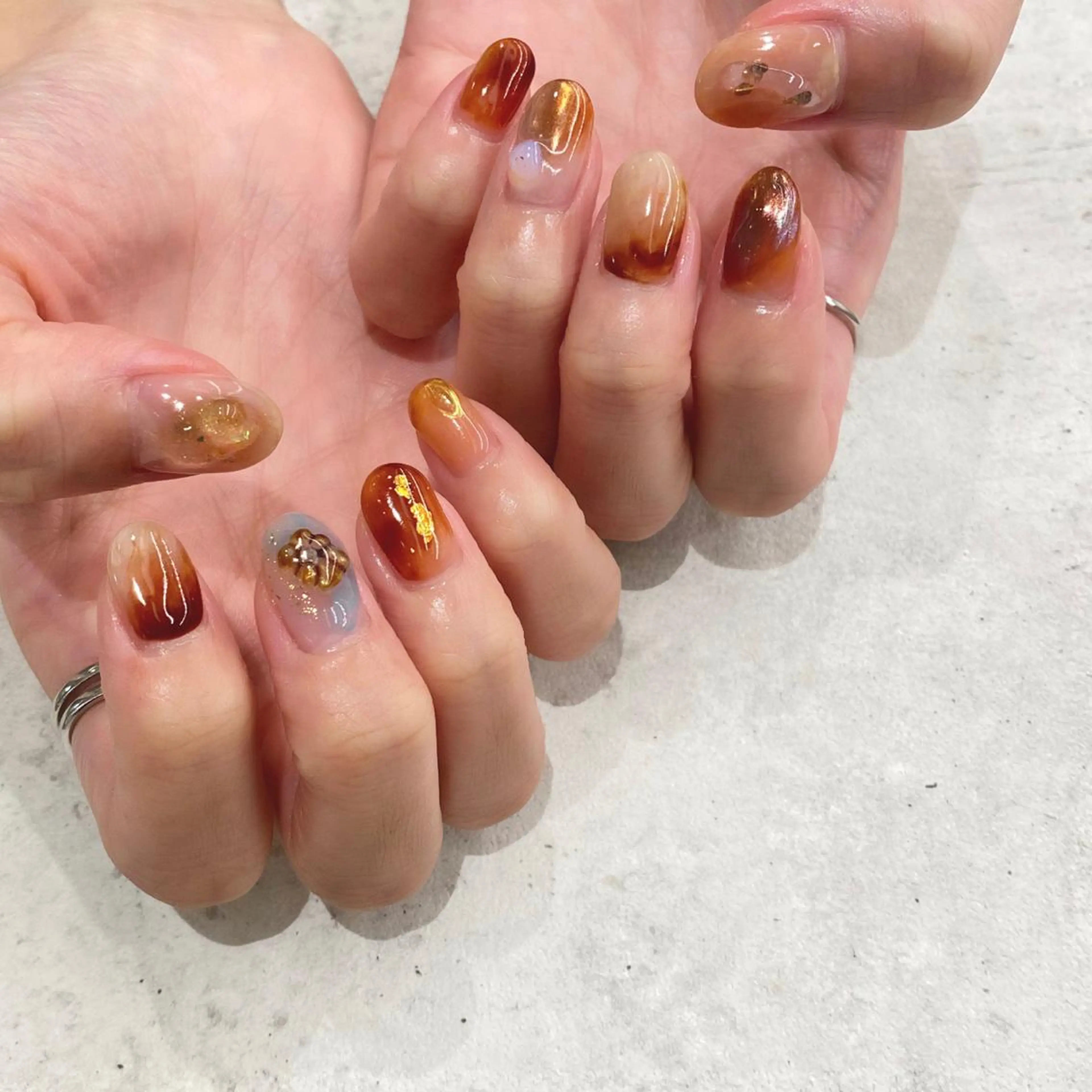 ネイル ハンドネイル Yuriko Omi パラジェル/渋谷のネイルデザイン