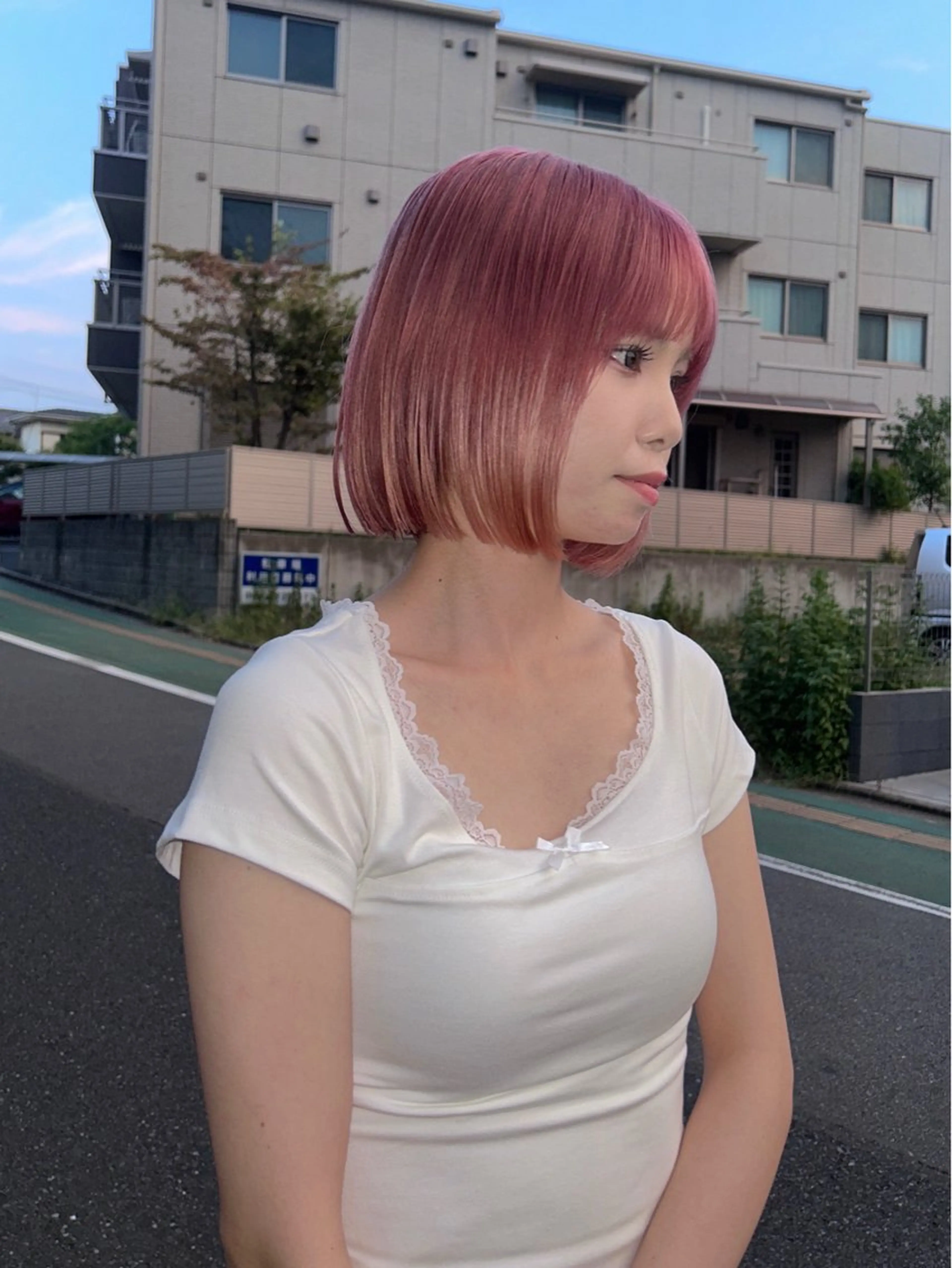 ミディアム カラー ヘアカラー STAN WOOD所属・似合わせcut 🔥yutakaのヘアスタイル