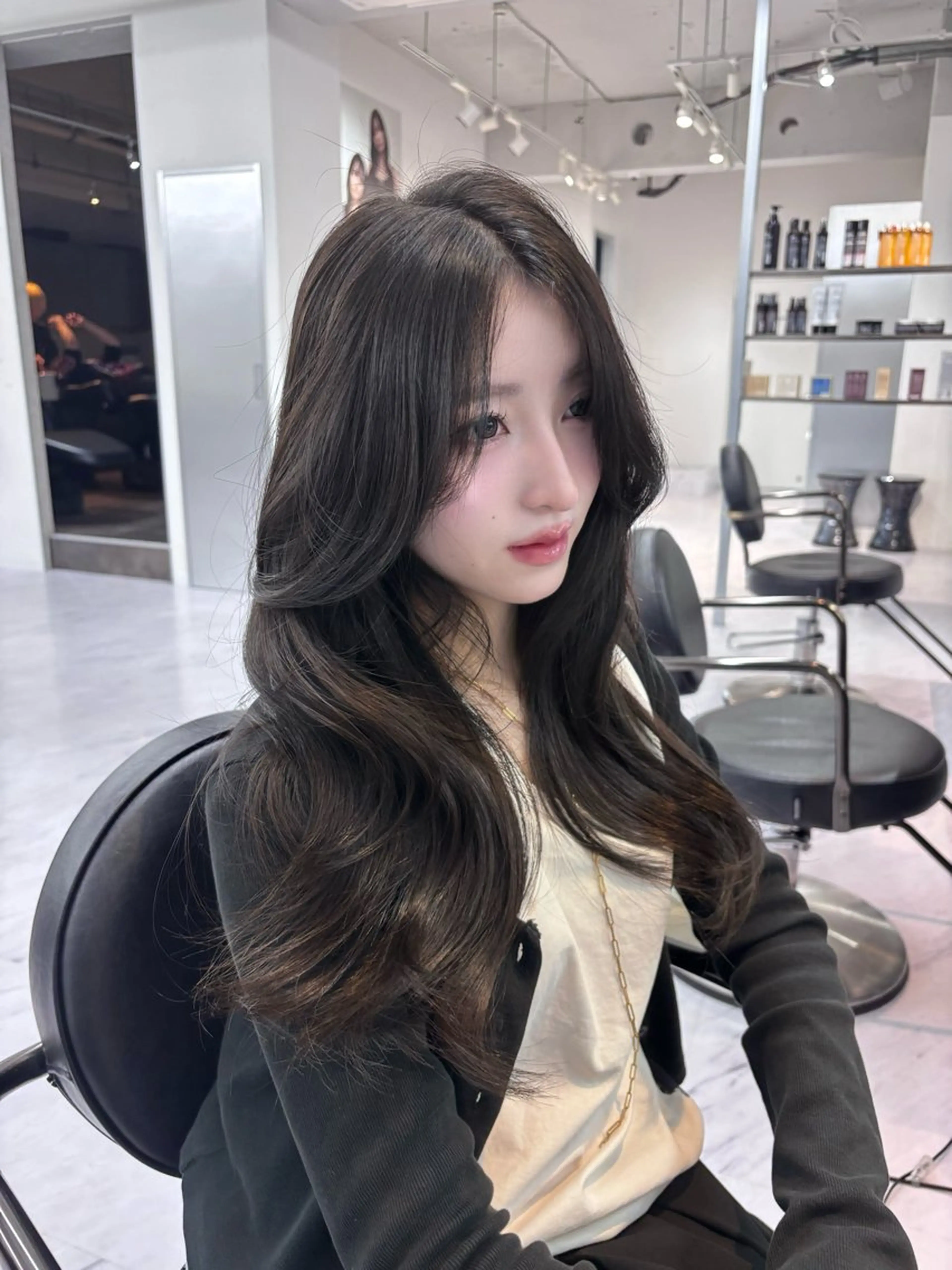 ロング カラー ブリーチ ブリーチなしカラー ViVIE所属・VIViE Mei💖のヘアスタイル