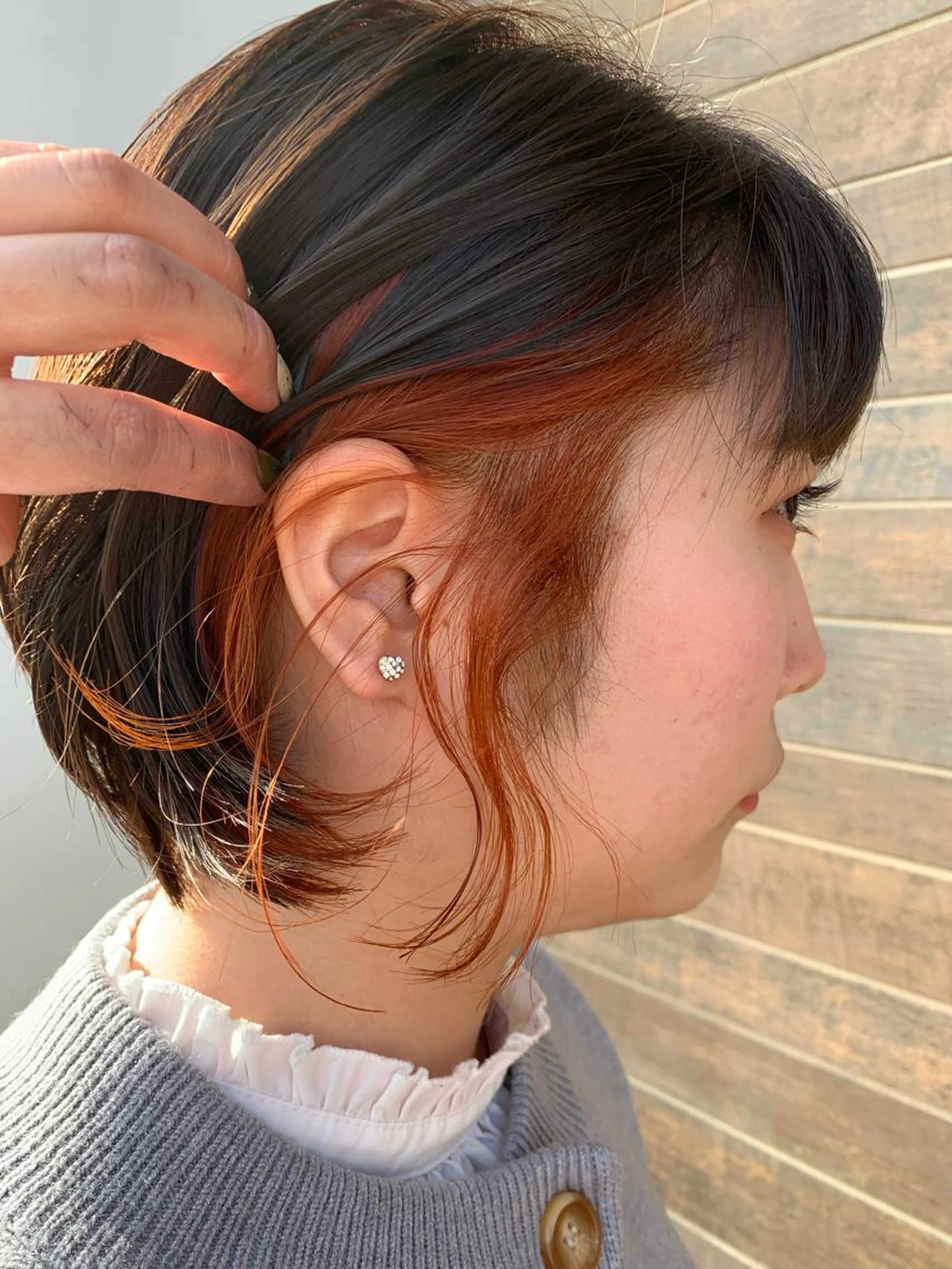 カット＋ダブルカラー＋トリートメント2step→15000円の写真