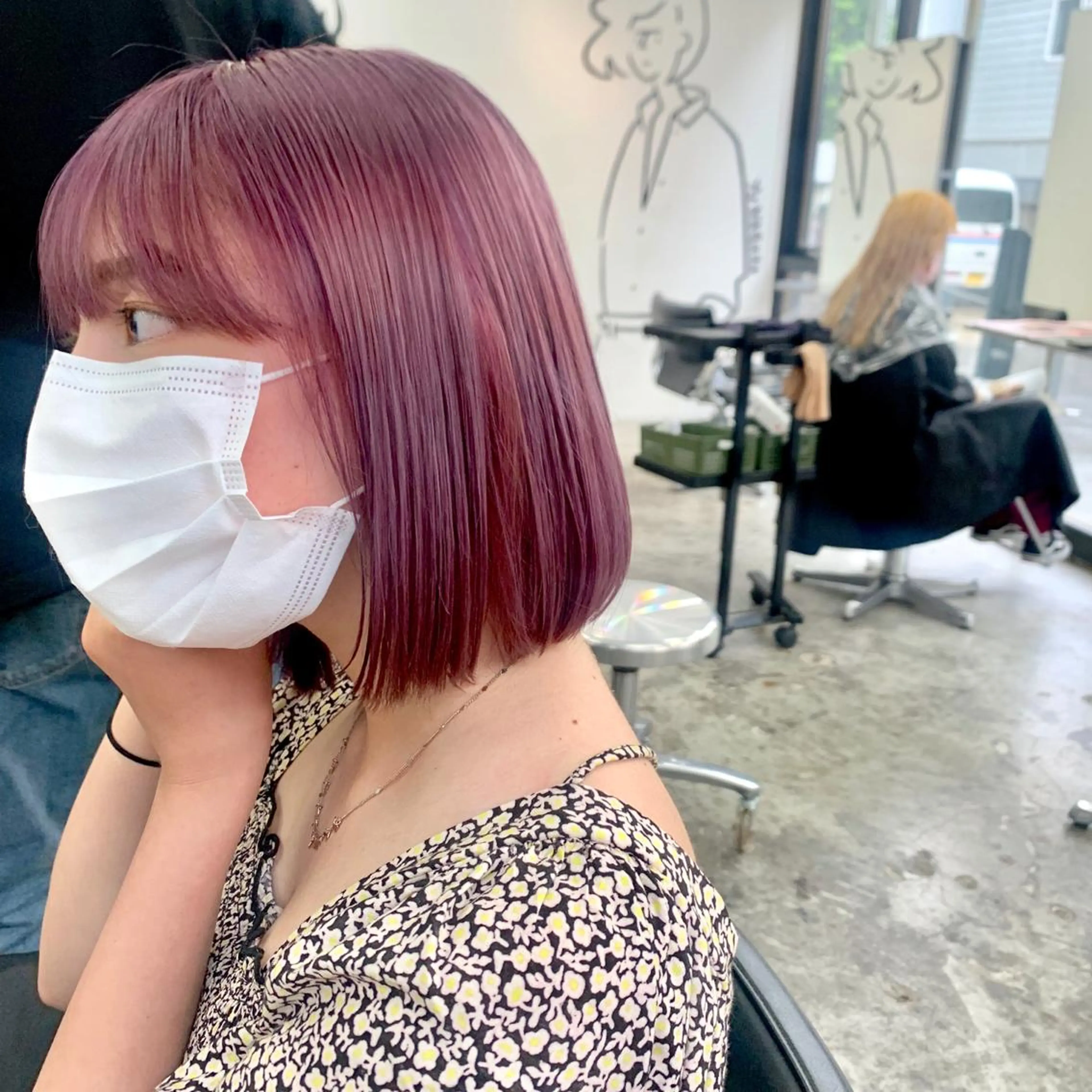 ショート カラー ヘアアレンジ ハイトーン/美髪矯正 🍃大江拓実のヘアスタイル