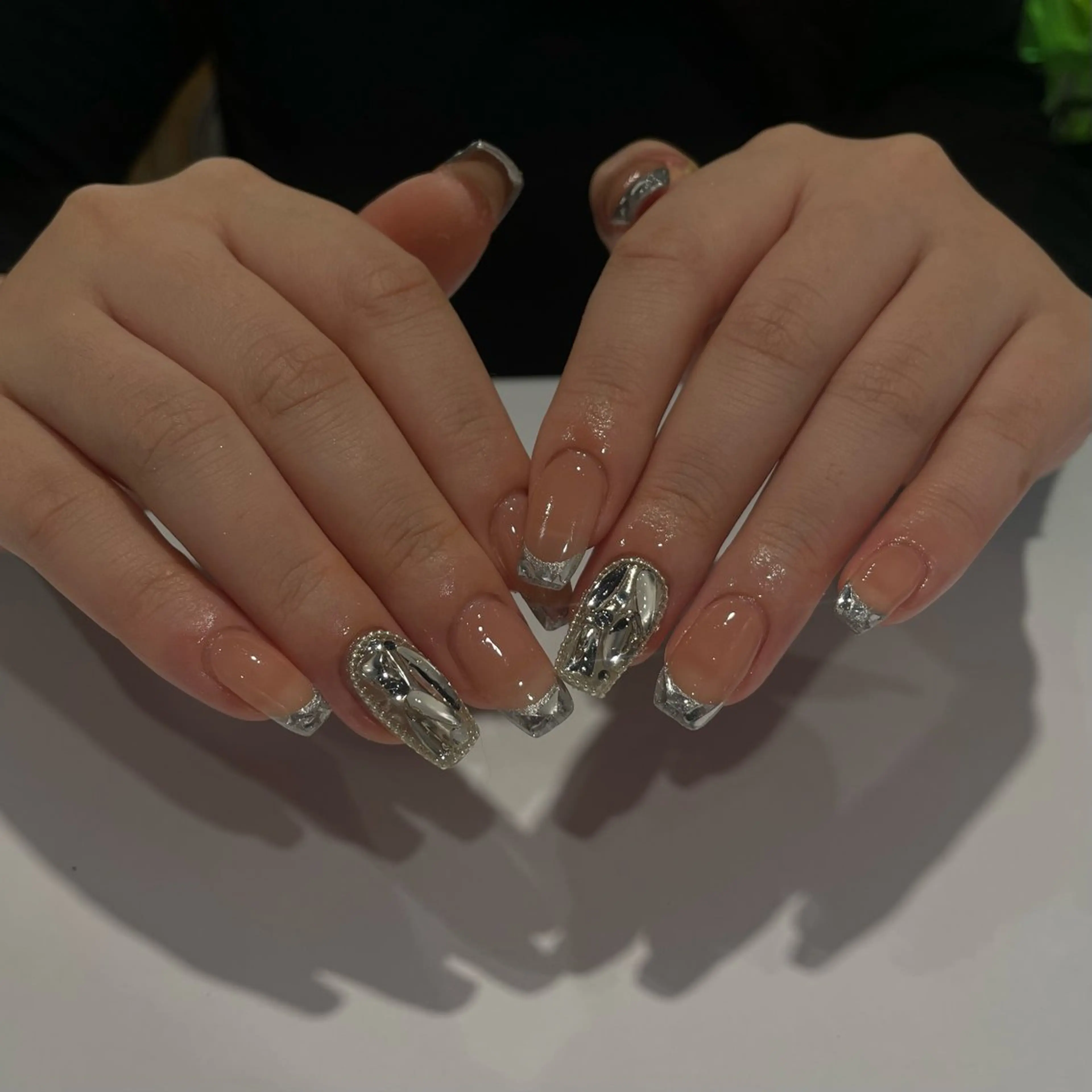 ネイル クルミ/ 💕ワンホンネイルのネイルデザイン