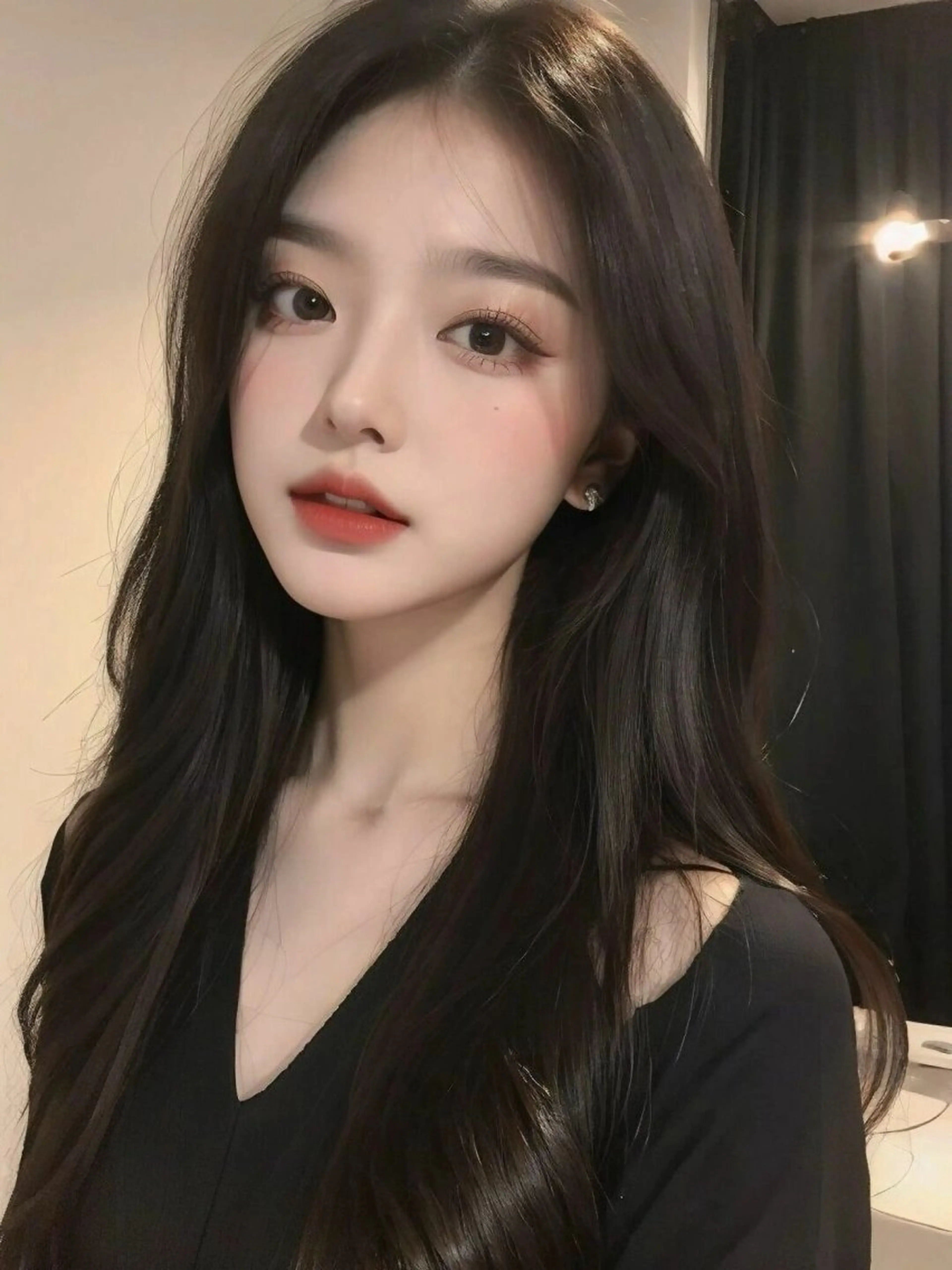 ロング カラー カット ヘアカラー トリートメント ワンホンヘア ケラチン/Kaitoのヘアスタイル