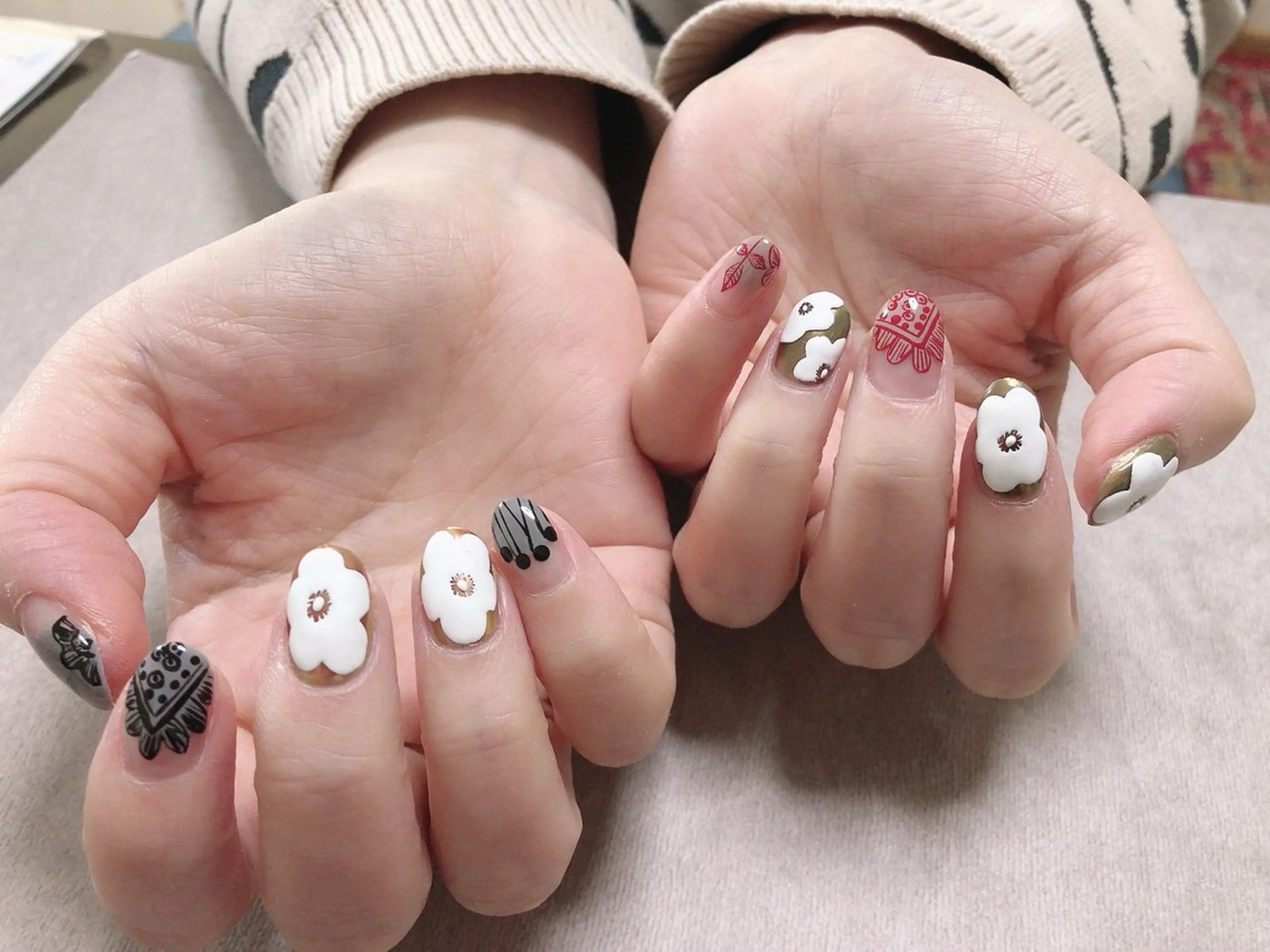 🟣手書きアート10本🟣アート持込🅾️【オフ込み、ケア付き】※オフなしの場合は事前に連絡下さい。の写真