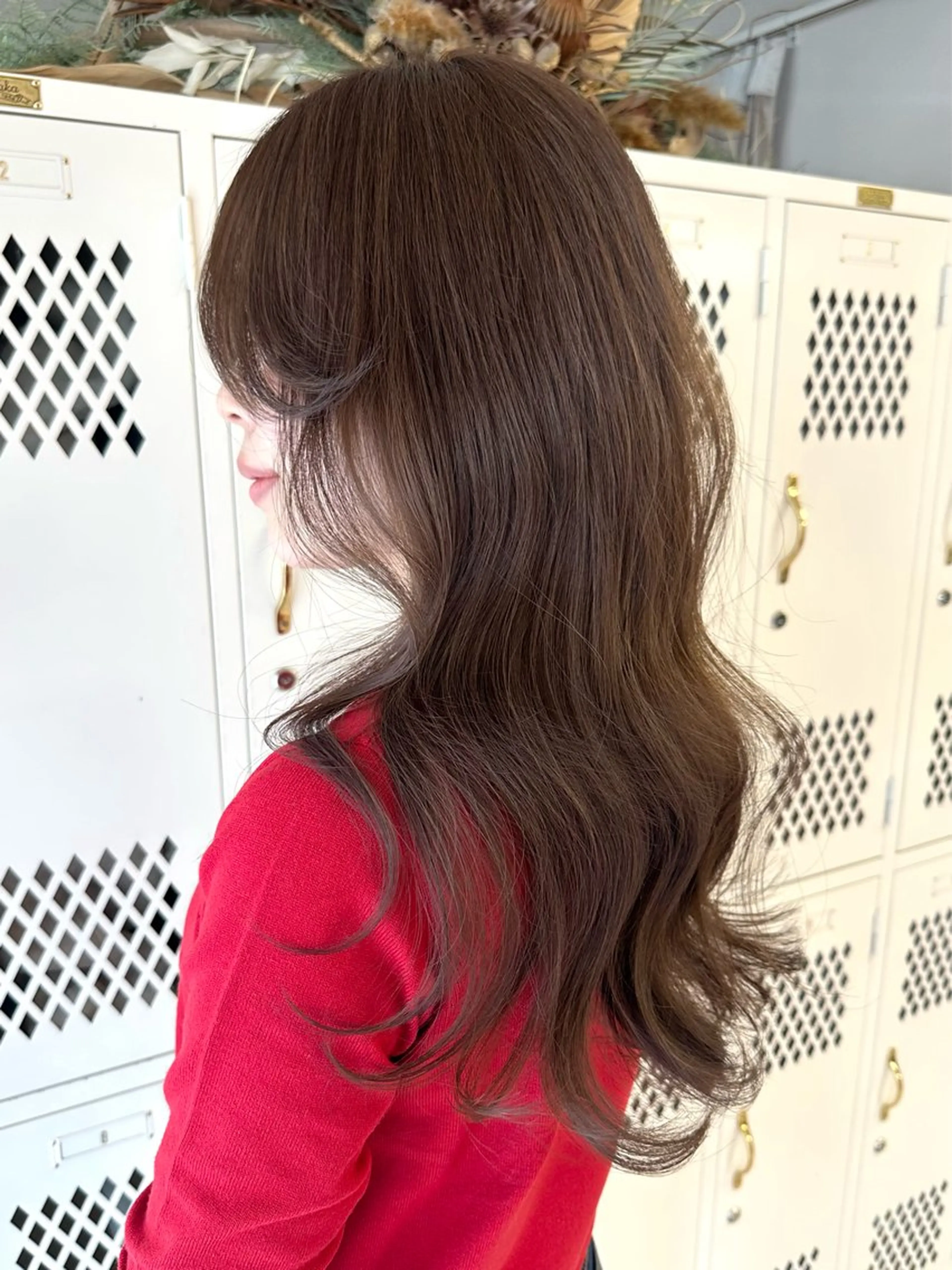 ロング カラー レイヤーカット カット ヘアカラー 韓国ヘア🦢🖤 Sayumiのヘアスタイル