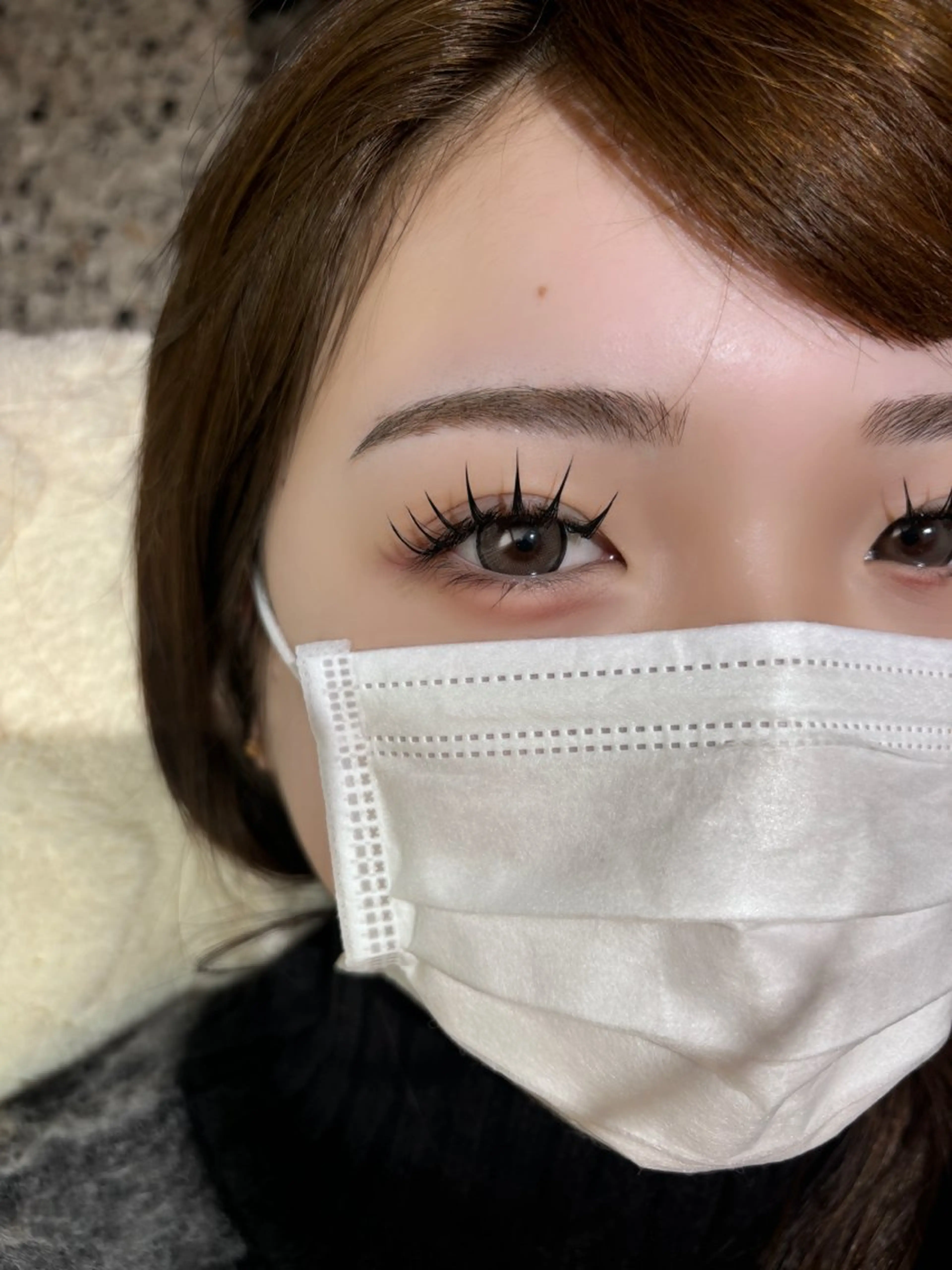 マツエク・マツパ フラットラッシュ Lカール マツエク 🎀立川束感マツエク まゆみ🎀のマツエク・マツパデザイン