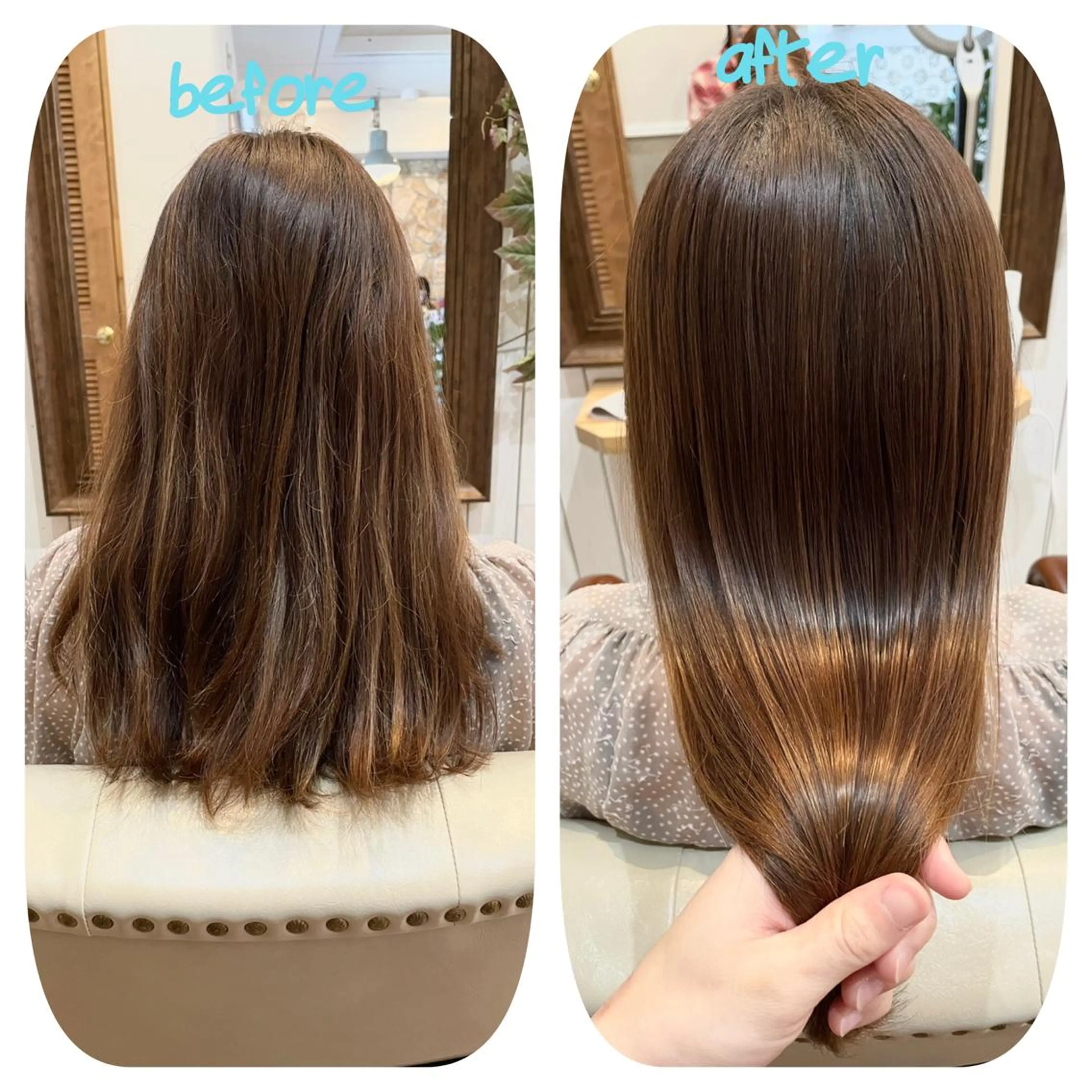 🌟超絶大人気🌟カット➕カラー➕髪質改善トリートメントの写真