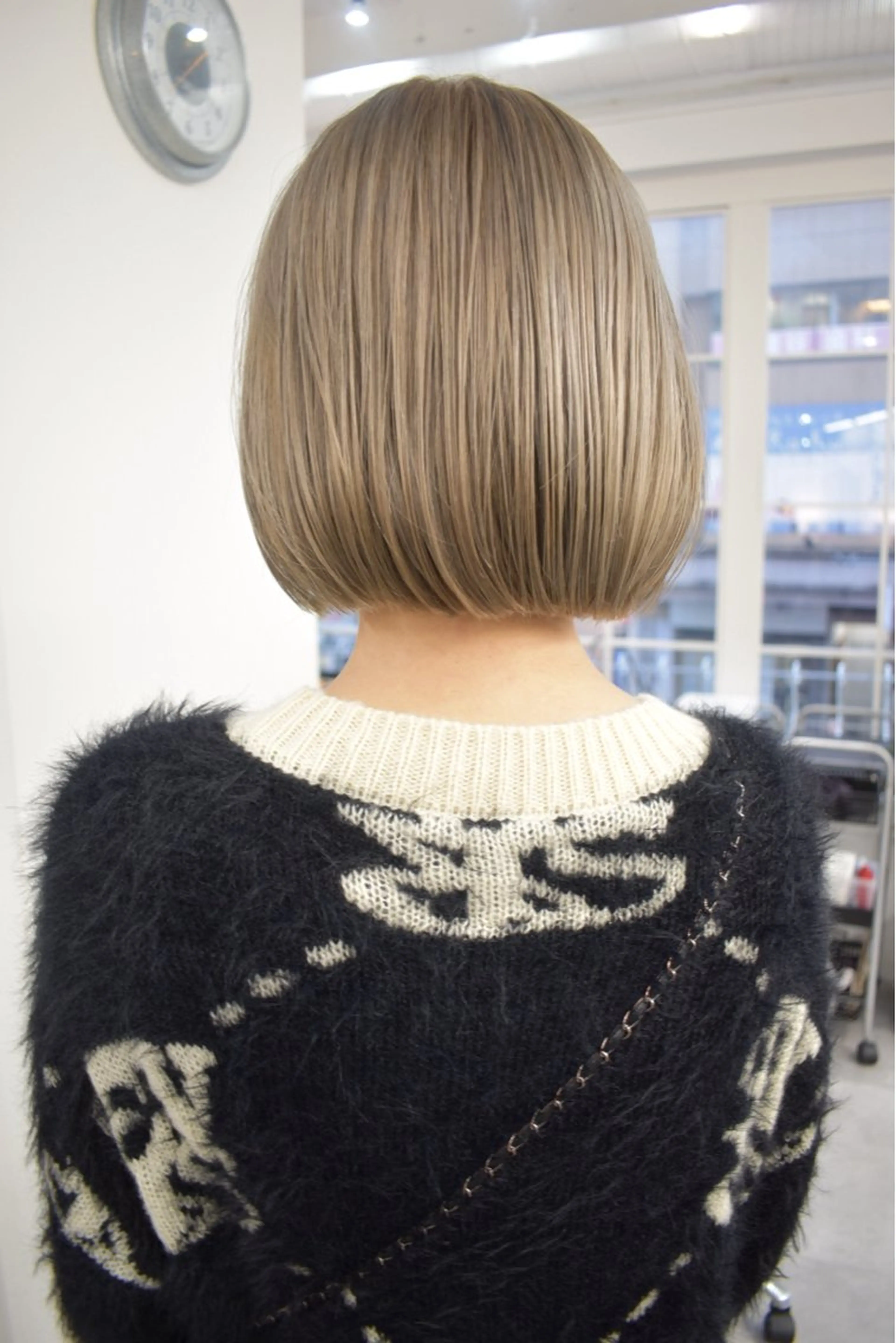 ミディアム カラー カット ヘアカラー トリートメント レイヤーボブ/ 艶カラー/サナ🌼のヘアスタイル