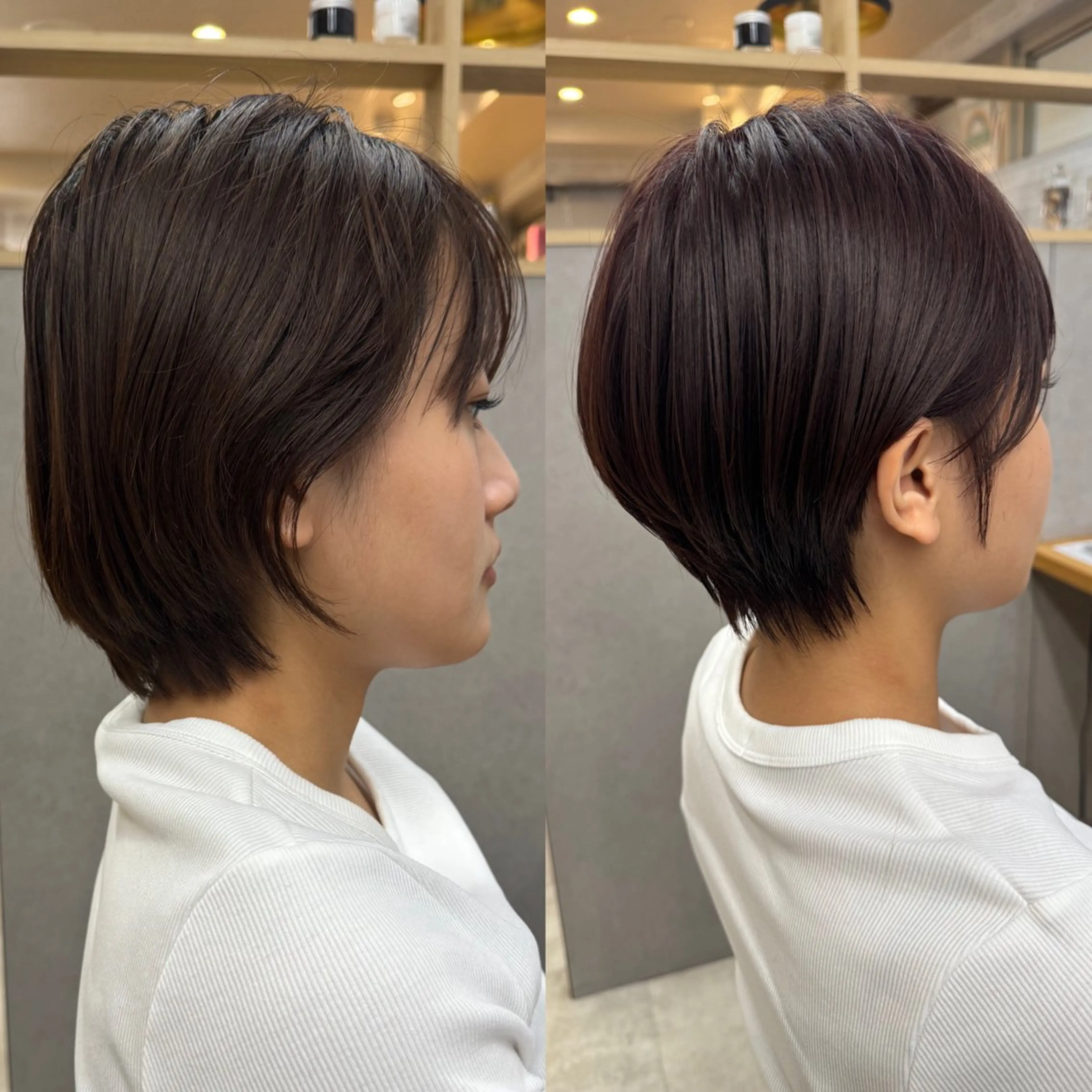 絶壁解消カット✂️✨️頭の形でお悩みの方へ🌈どこから見ても可愛いショート♡の写真