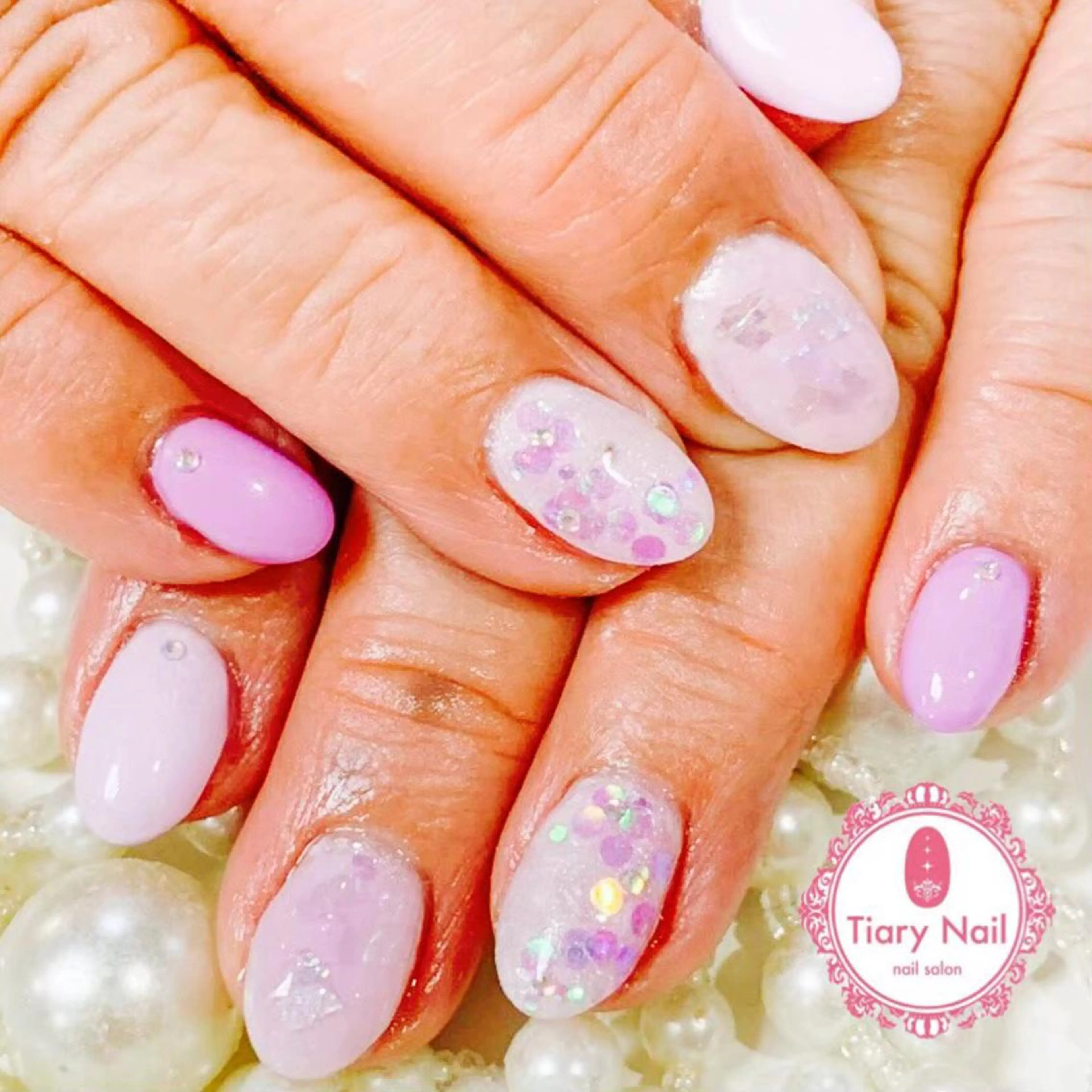 ネイル 💗🪽Tiary Nail🪽💗のネイルデザイン