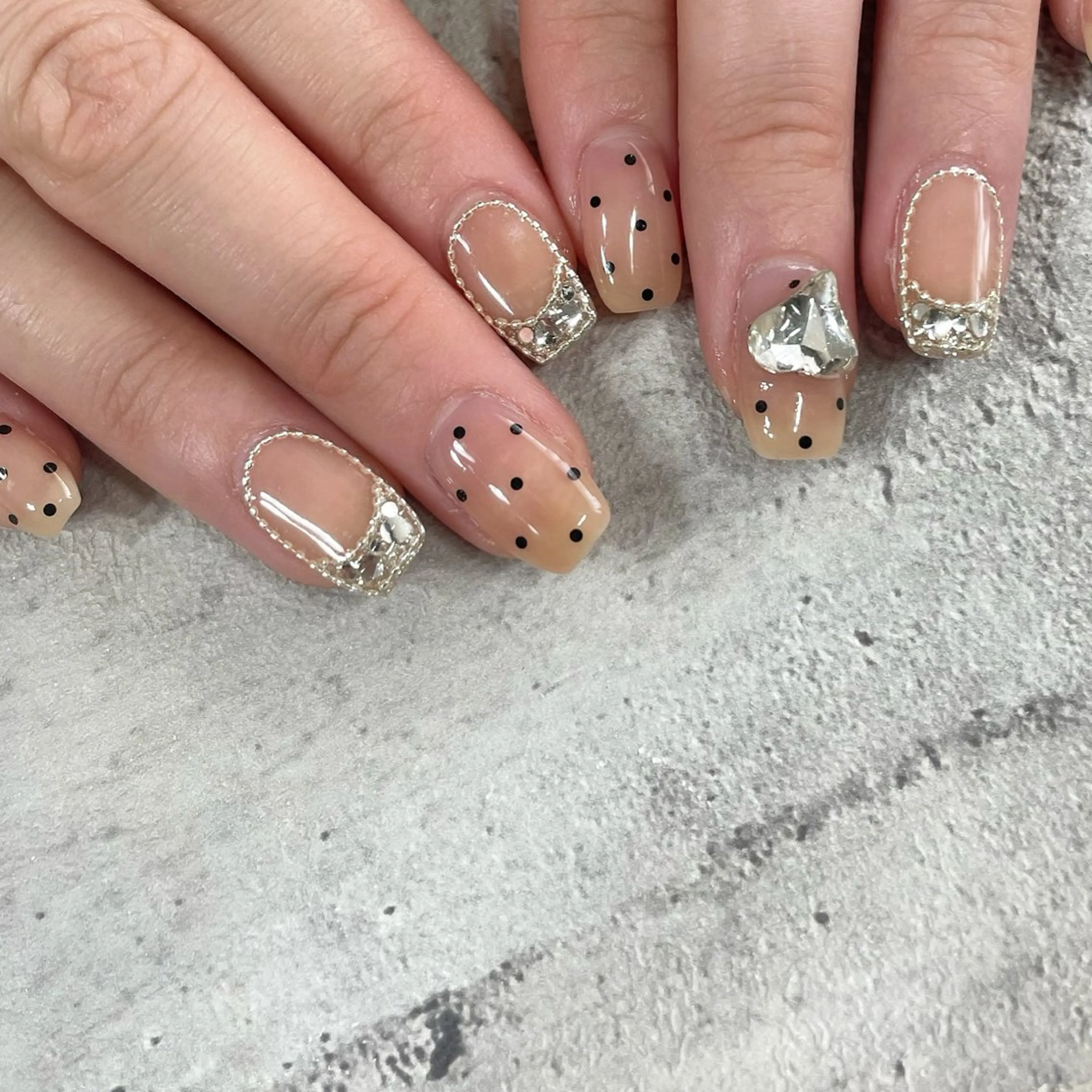 ネイル ハート 東 千夏のネイルデザイン