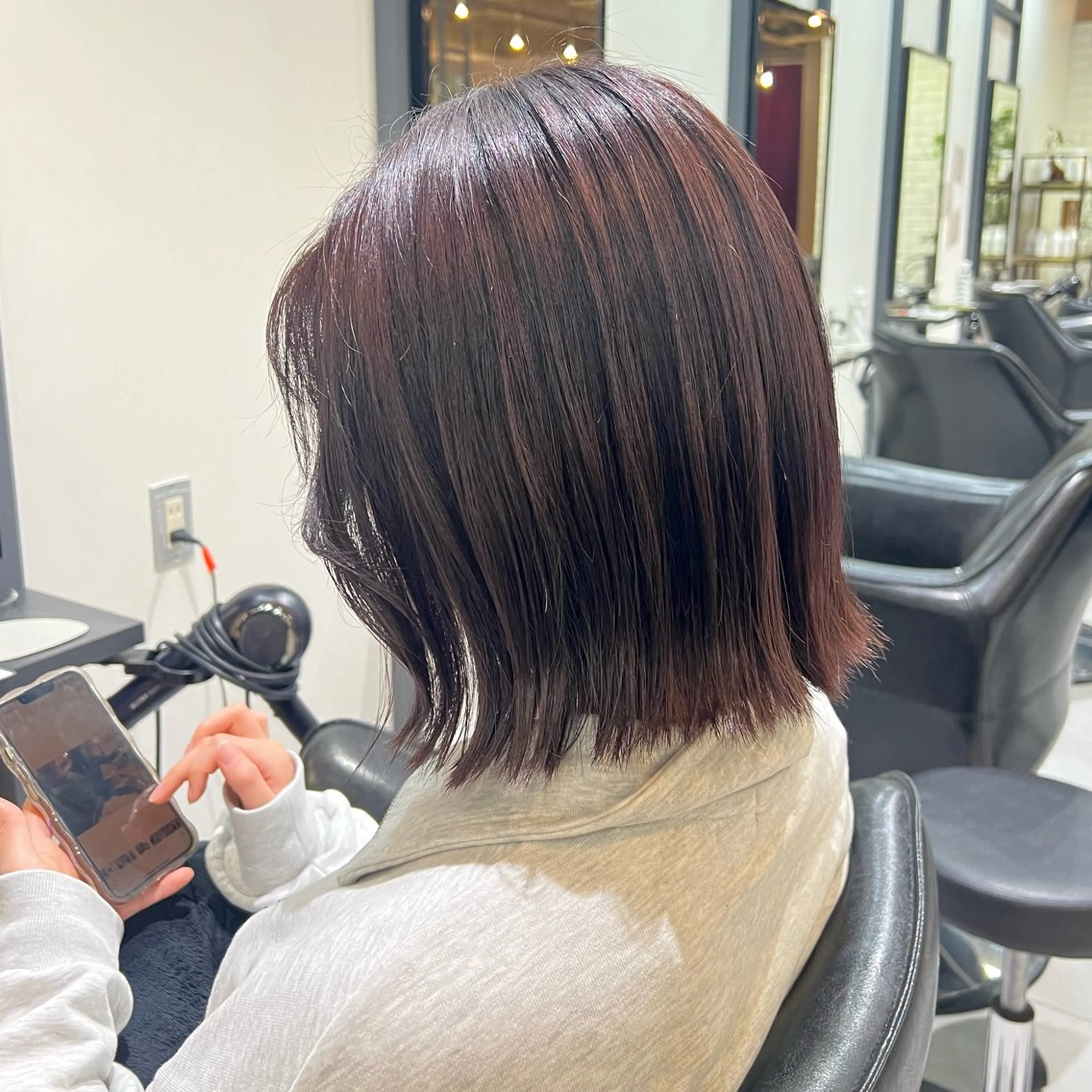 ショート カラー ブラウンカラー ラベンダーカラー ピンクカラー Neale. ユメのヘアスタイル