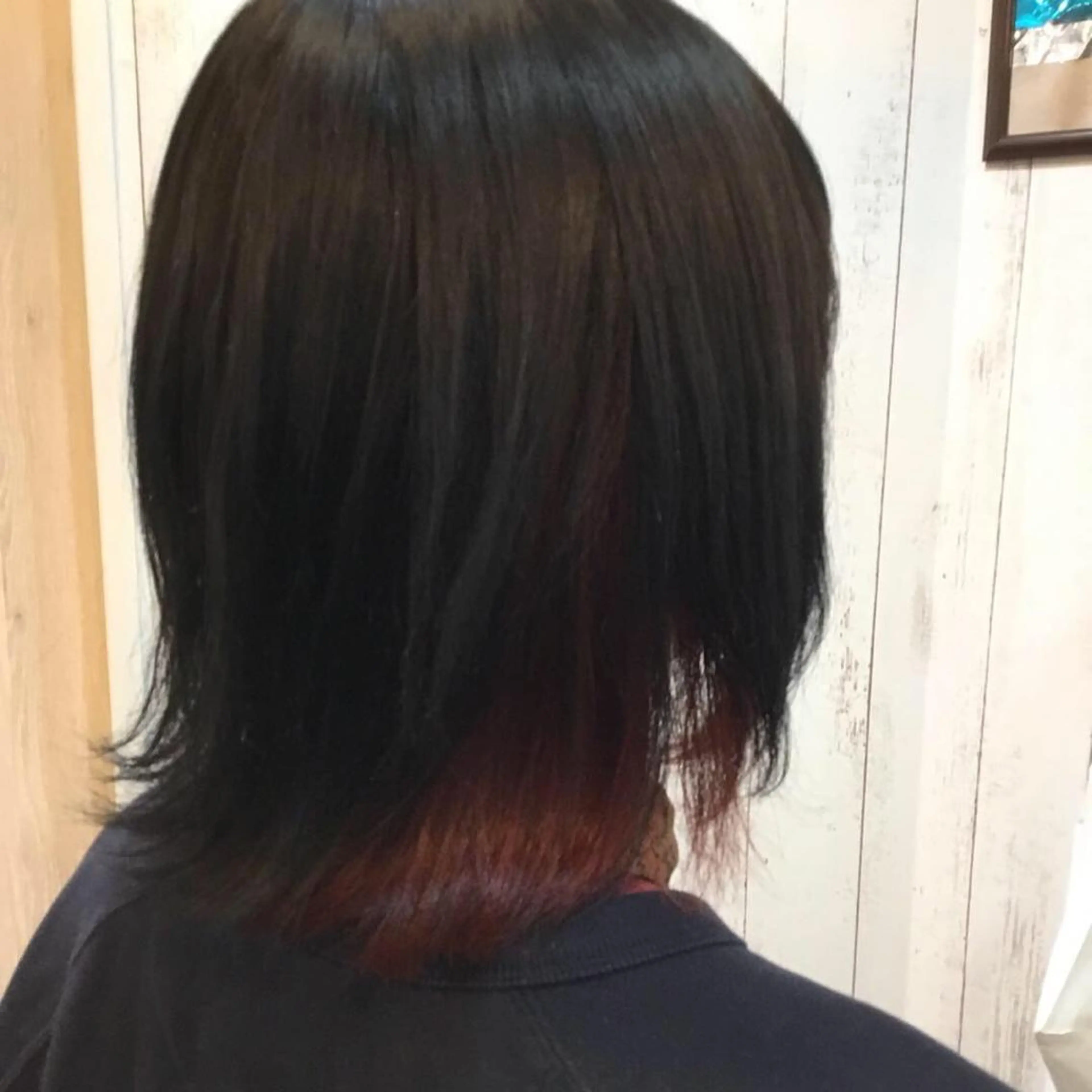 ミディアム カラー 金崎 新吾のヘアスタイル